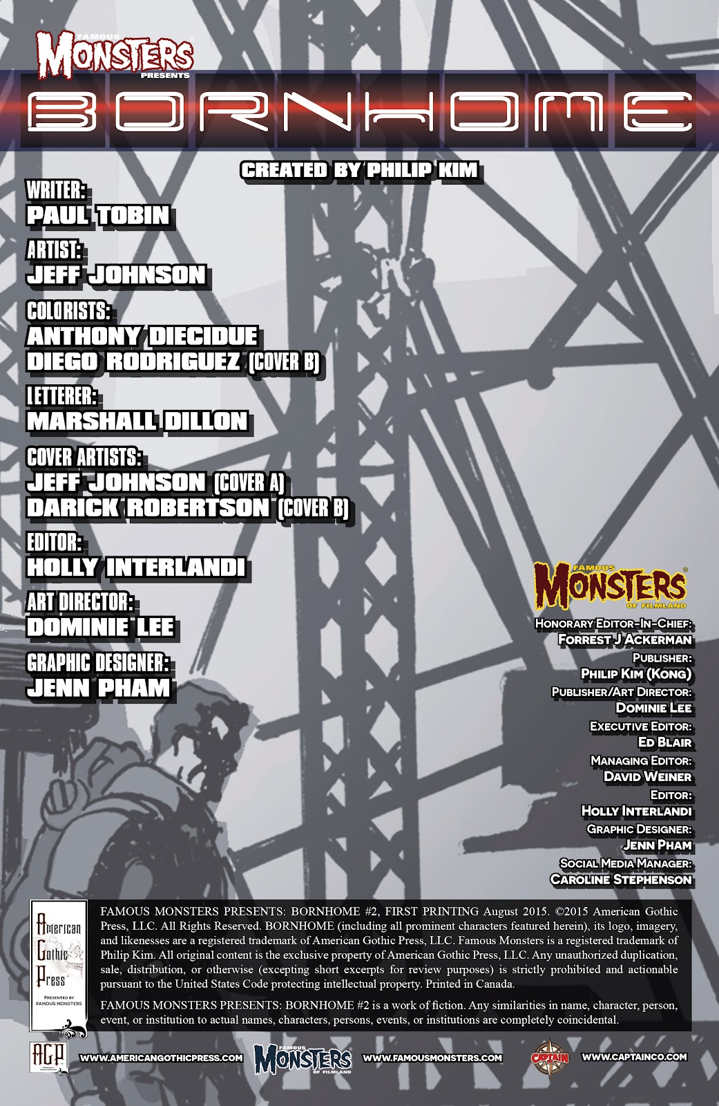 Famous Monsters Presents: Bornhome issue 2 - Page 3