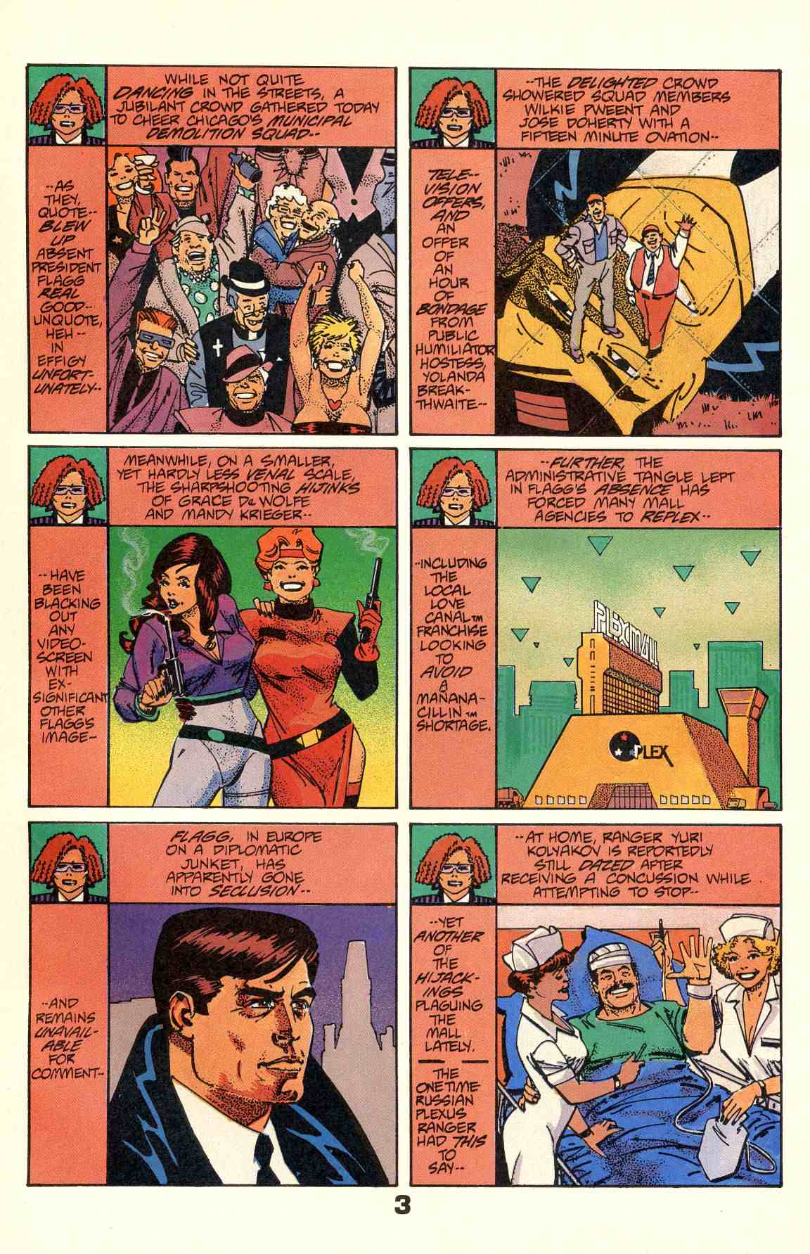 Read online Howard Chaykin's American Flagg comic -  Issue #3 - 5