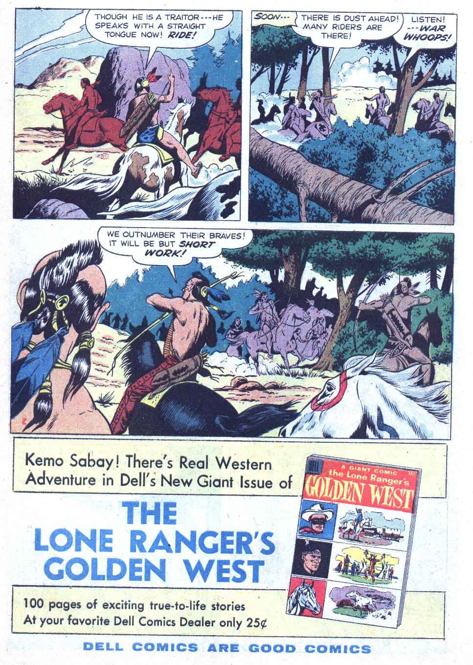 Read online Lone Ranger's Companion Tonto comic -  Issue #20 - 34