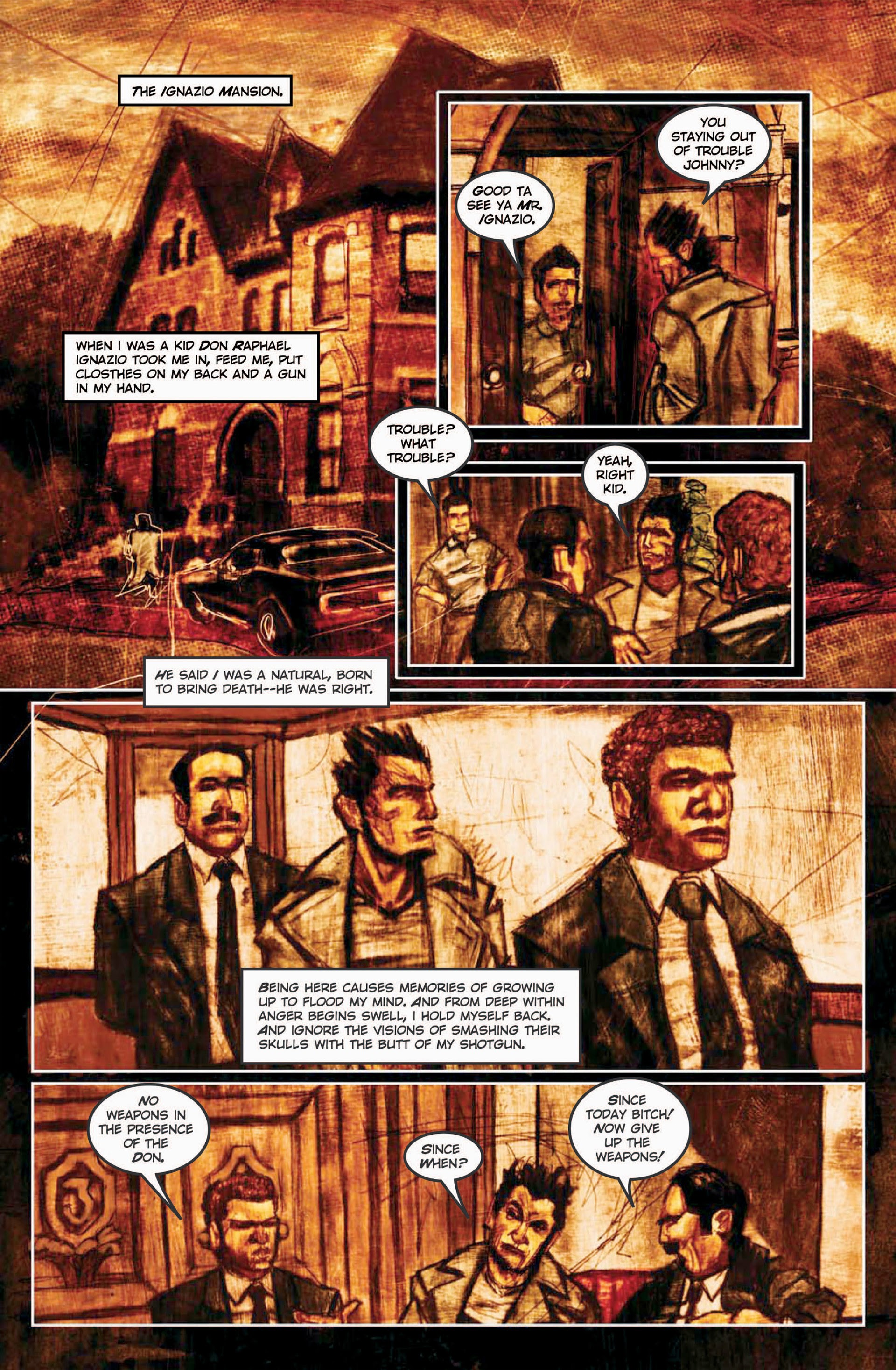 Read online Trenchcoats, Cigarettes and Shotguns comic -  Issue #2 - 9