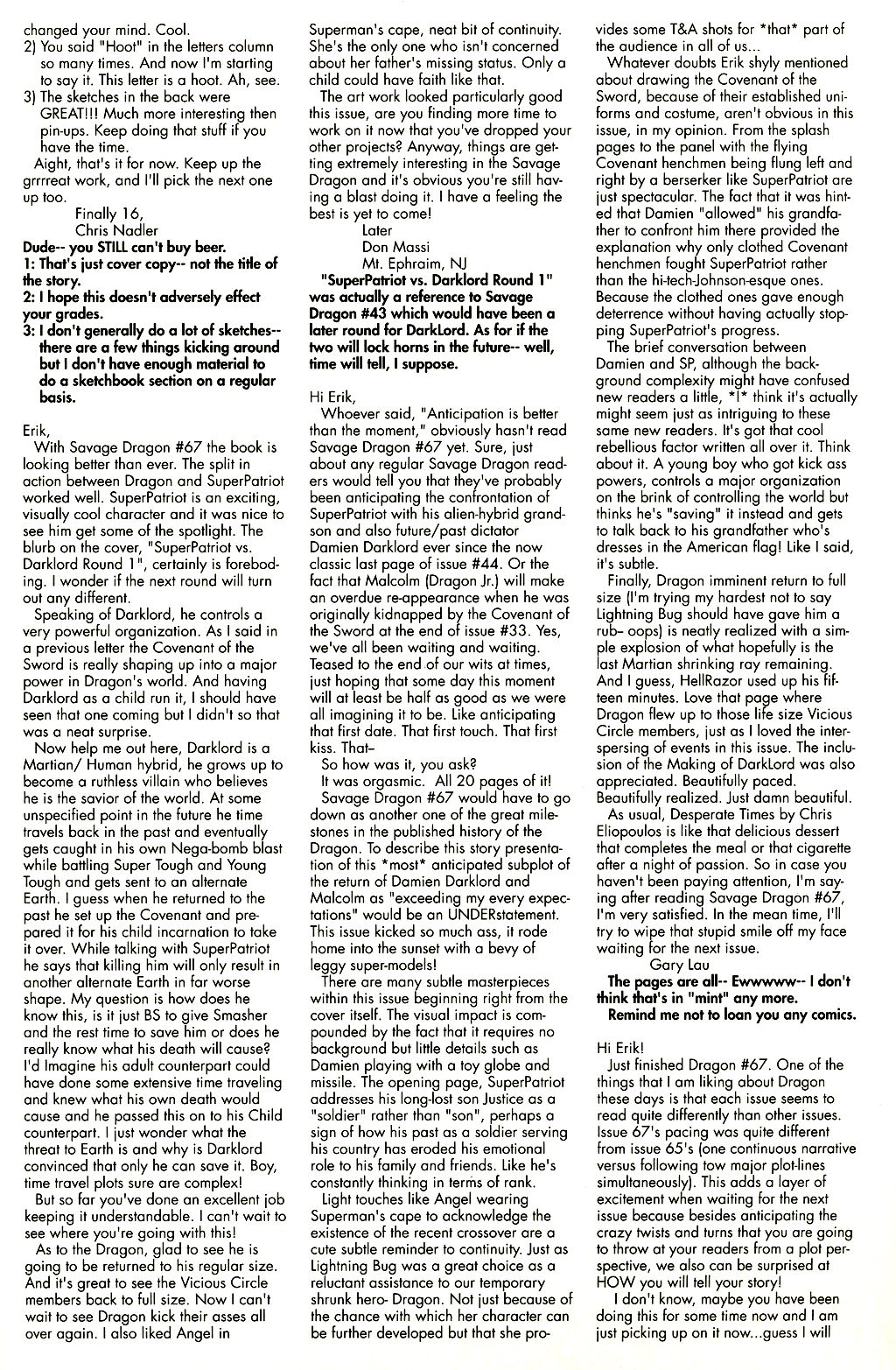Read online The Savage Dragon (1993) comic -  Issue #69 - 27