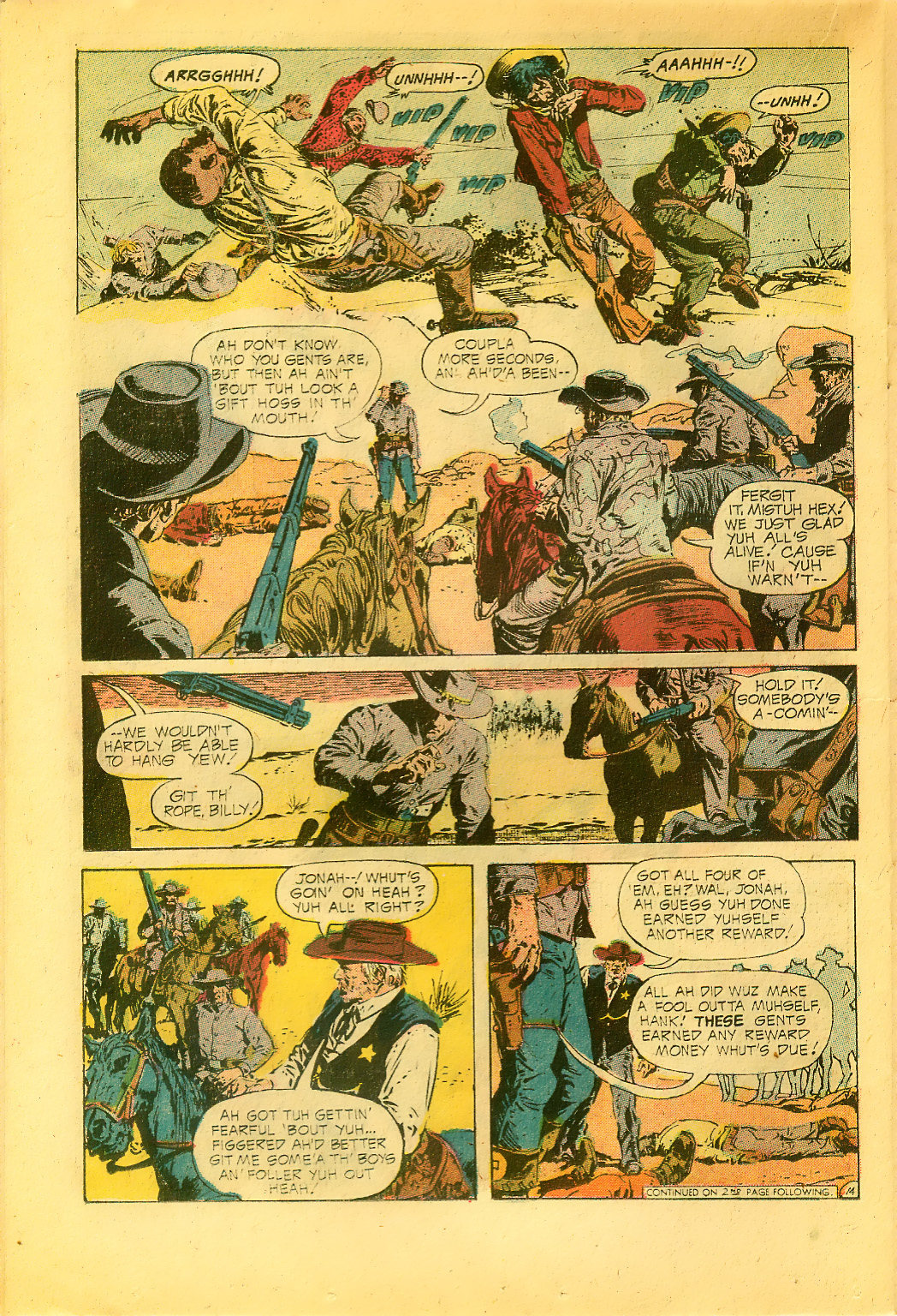 Read online Weird Western Tales (1972) comic -  Issue #22 - 22