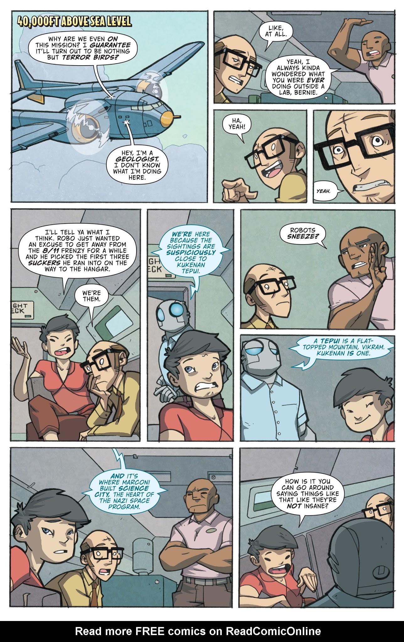 Read online Atomic Robo and the Savage Sword of Dr. Dinosaur comic -  Issue #1 - 4