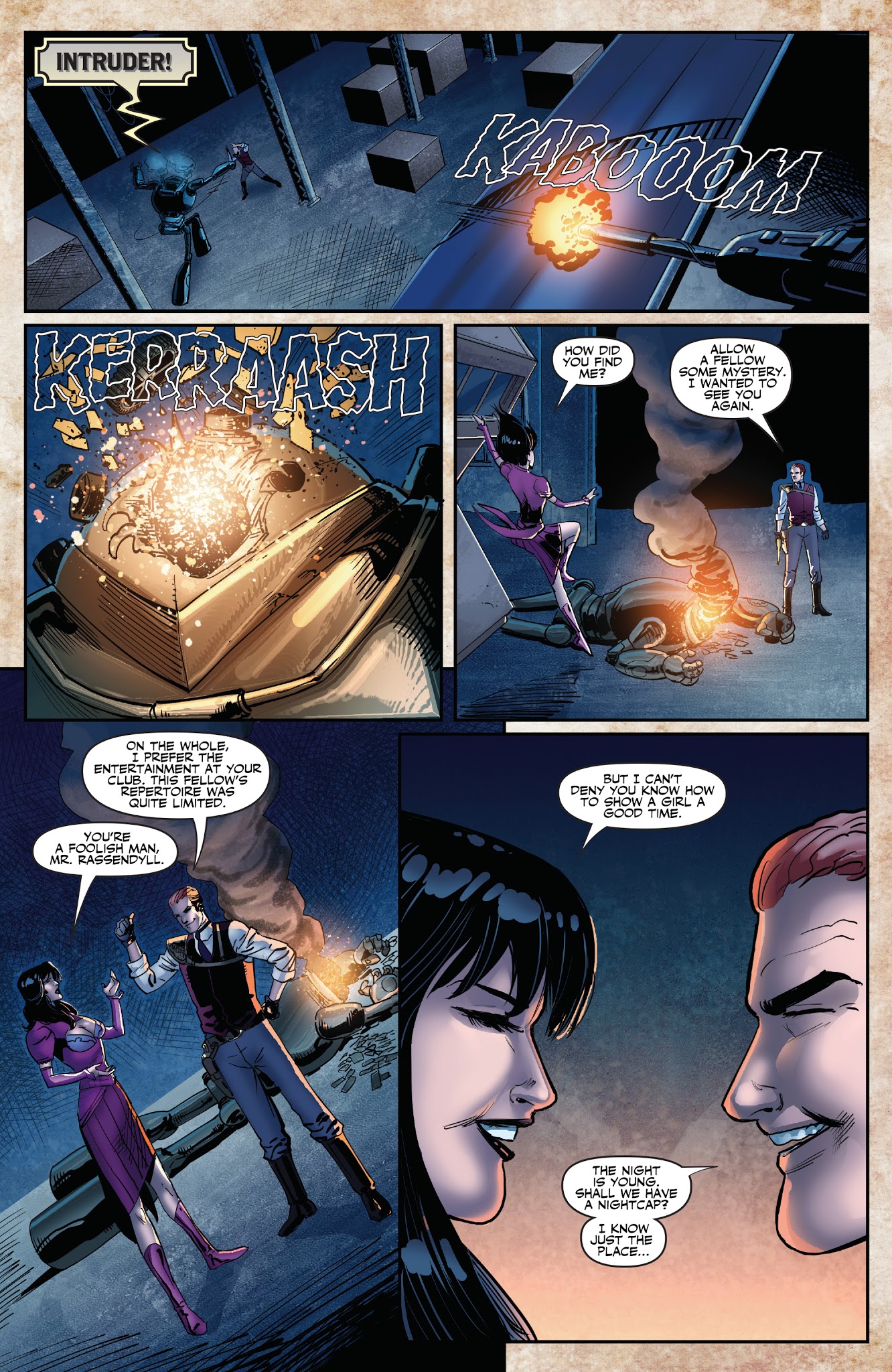 Read online Legenderry: Vampirella comic -  Issue # _TPB - 51