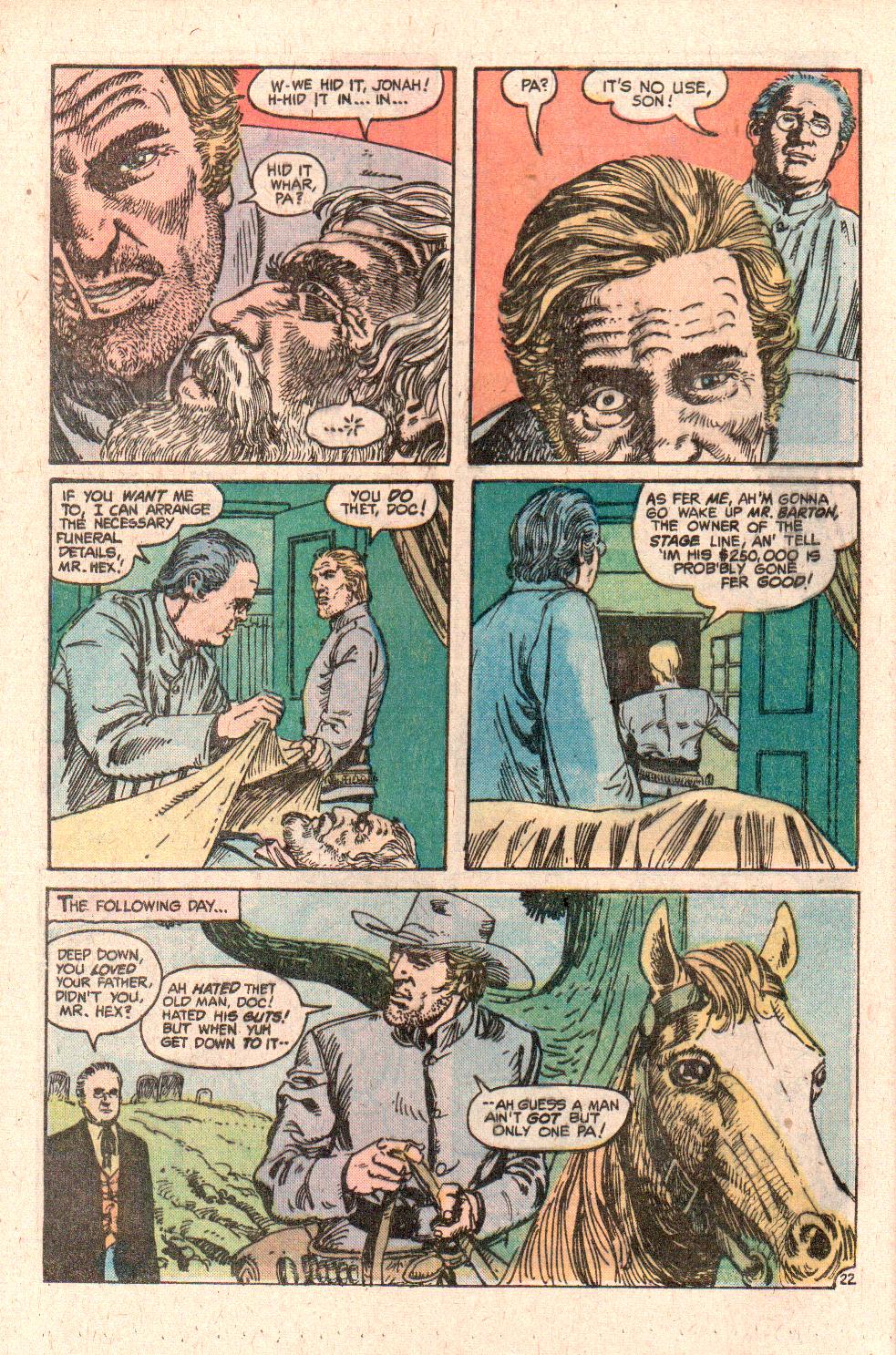 Read online Jonah Hex (1977) comic -  Issue #20 - 32
