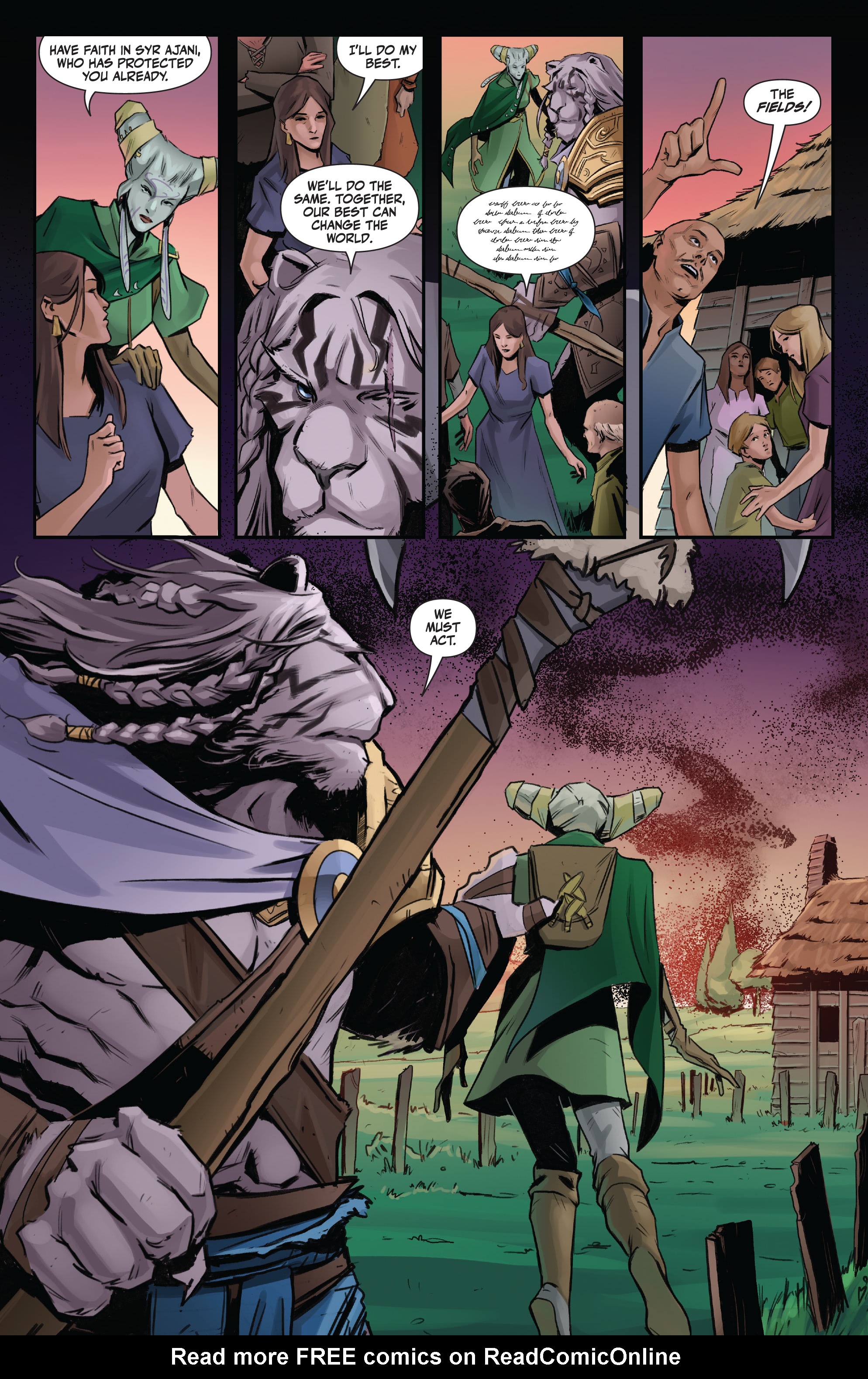 Read online Magic: Ajani Goldmane comic -  Issue #1 - 11