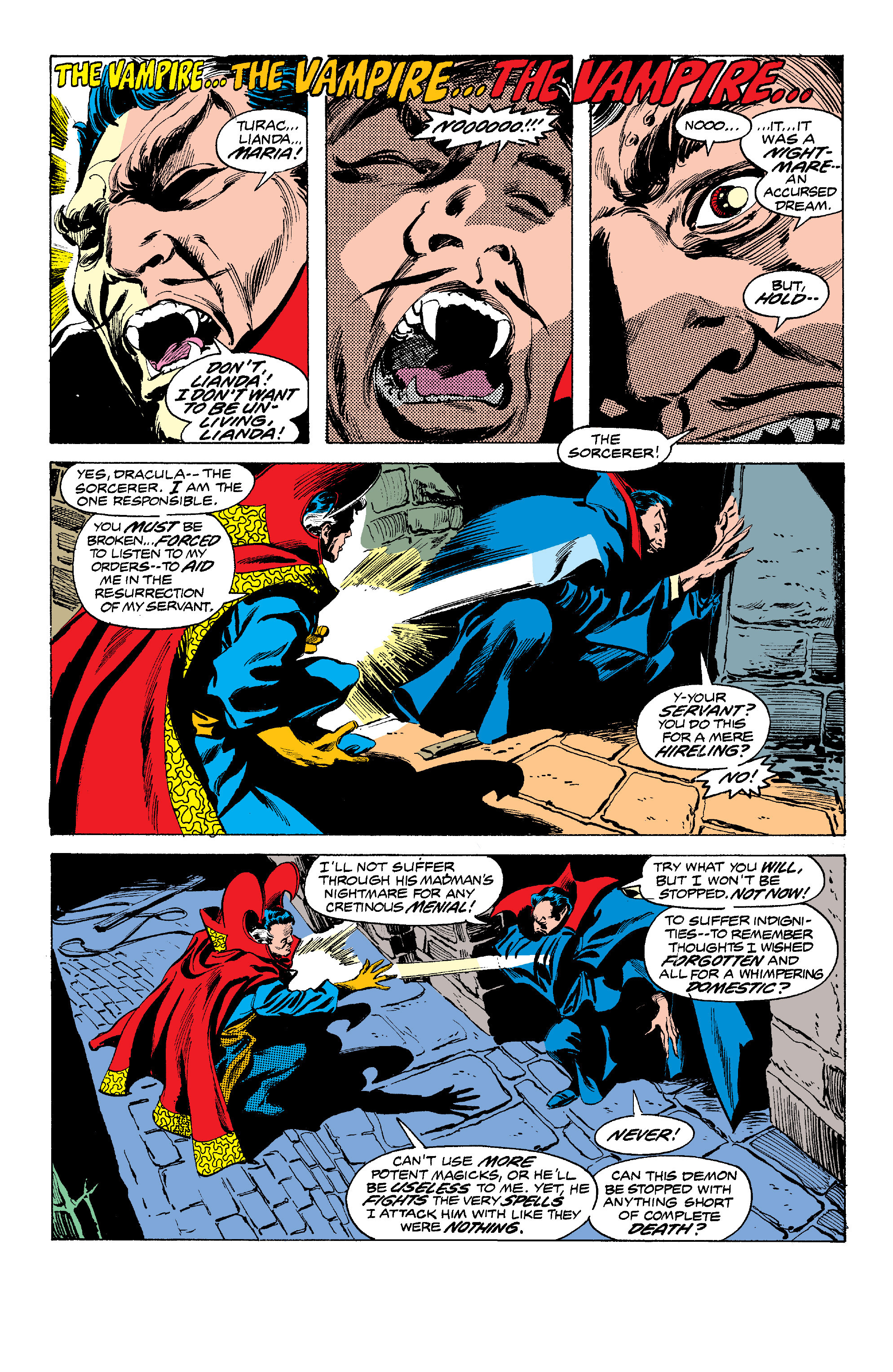 Read online Doctor Strange vs. Dracula comic -  Issue # TPB - 19