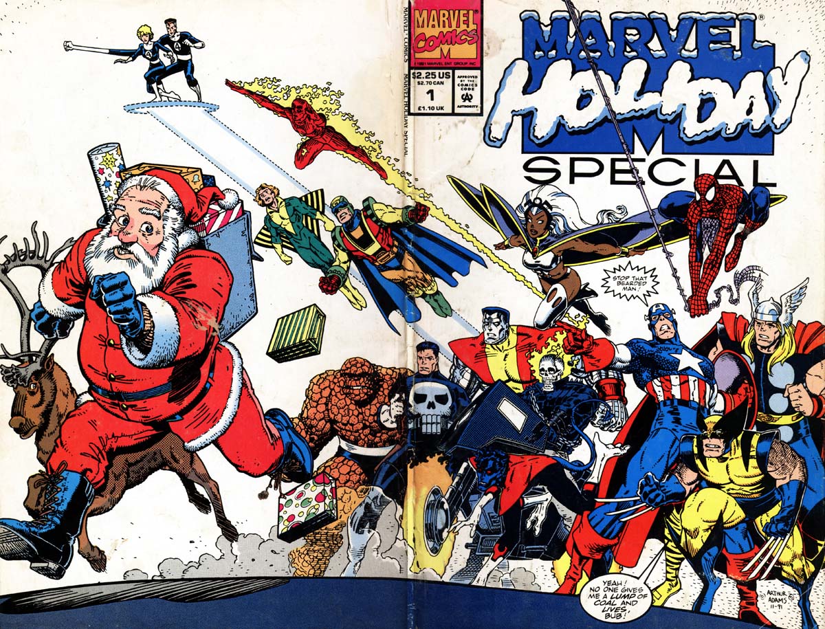 Read online Marvel Holiday Special (1991) comic -  Issue #1991 - 1
