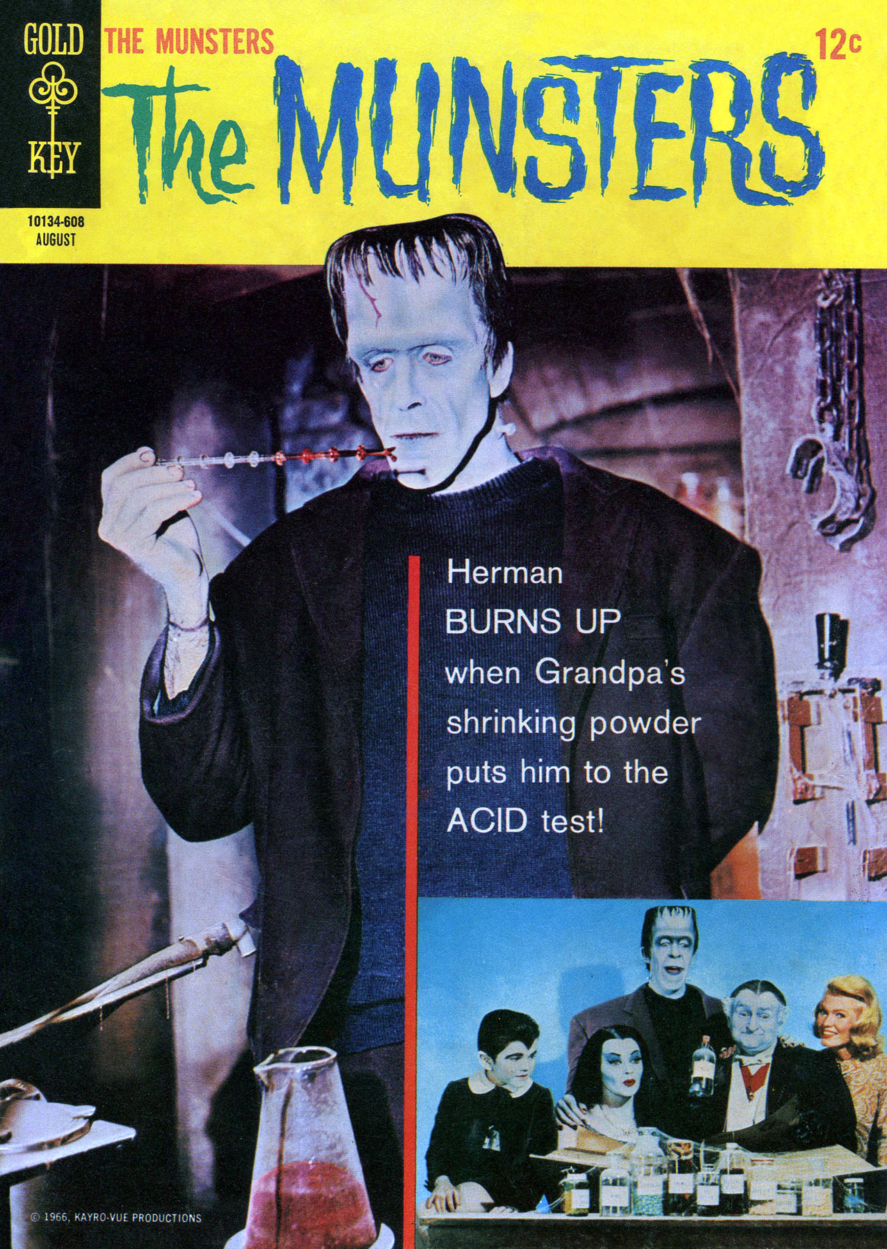 Read online The Munsters comic -  Issue #8 - 1