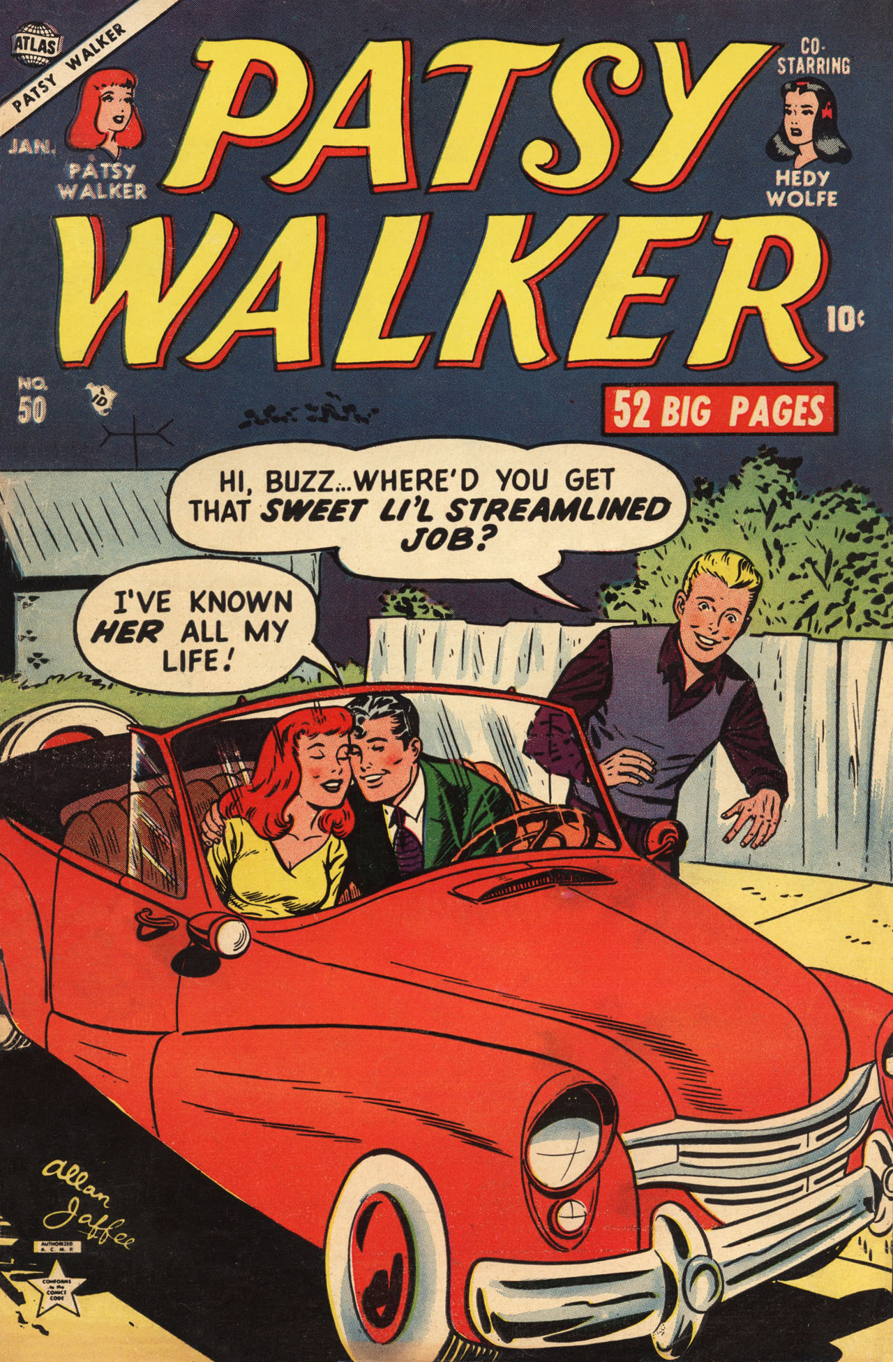 Read online Patsy Walker comic -  Issue #50 - 1