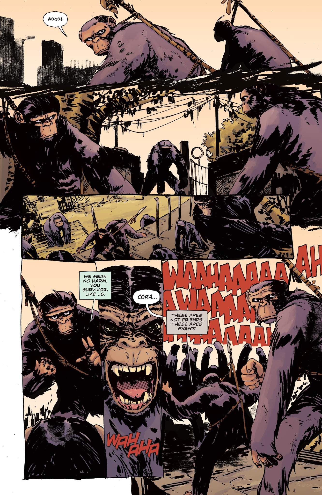 Read online Dawn of the Planet of the Apes comic -  Issue # TPB - 55