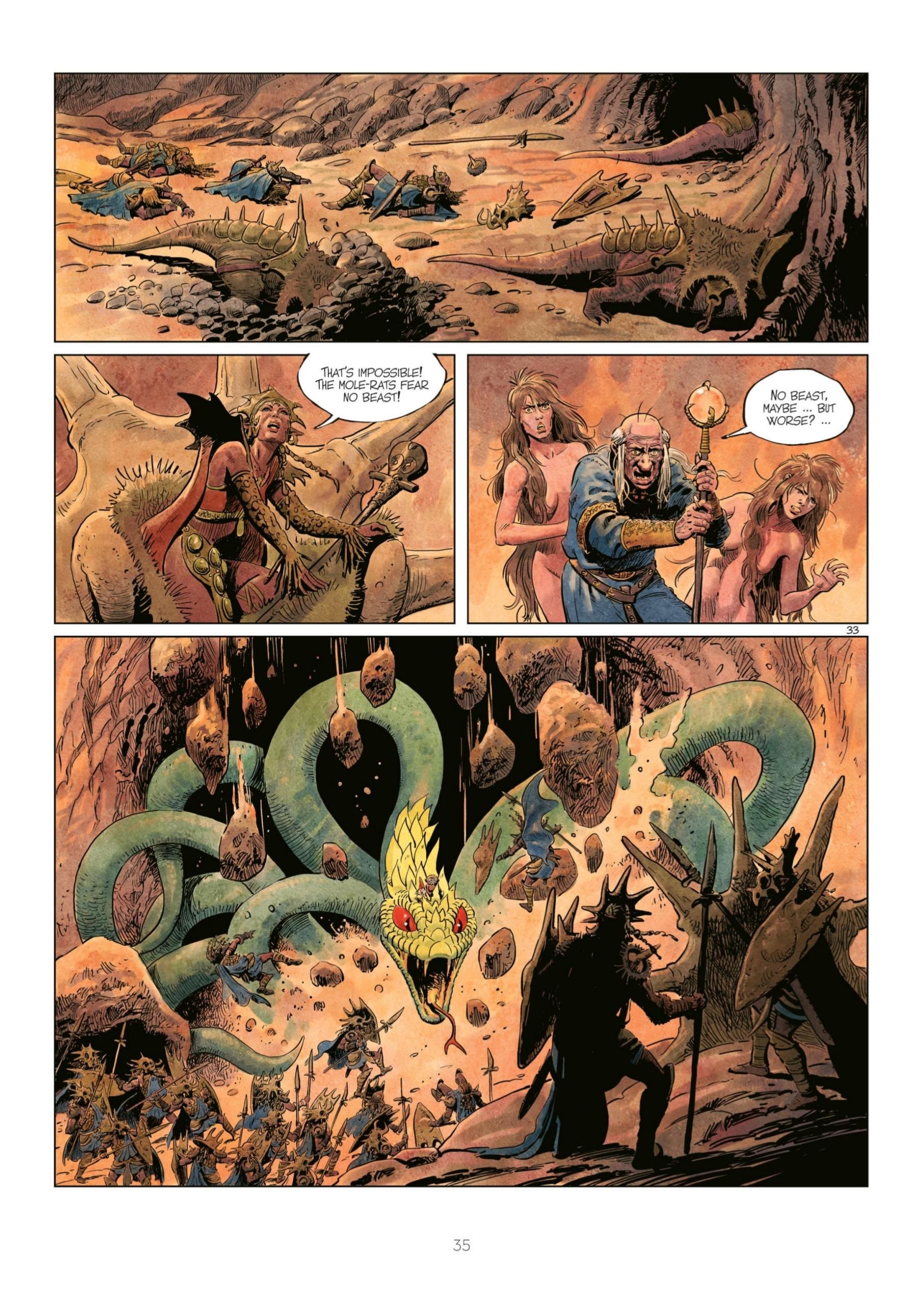 Read online The World of Thorgal: Wolfcub comic -  Issue #7 - 37