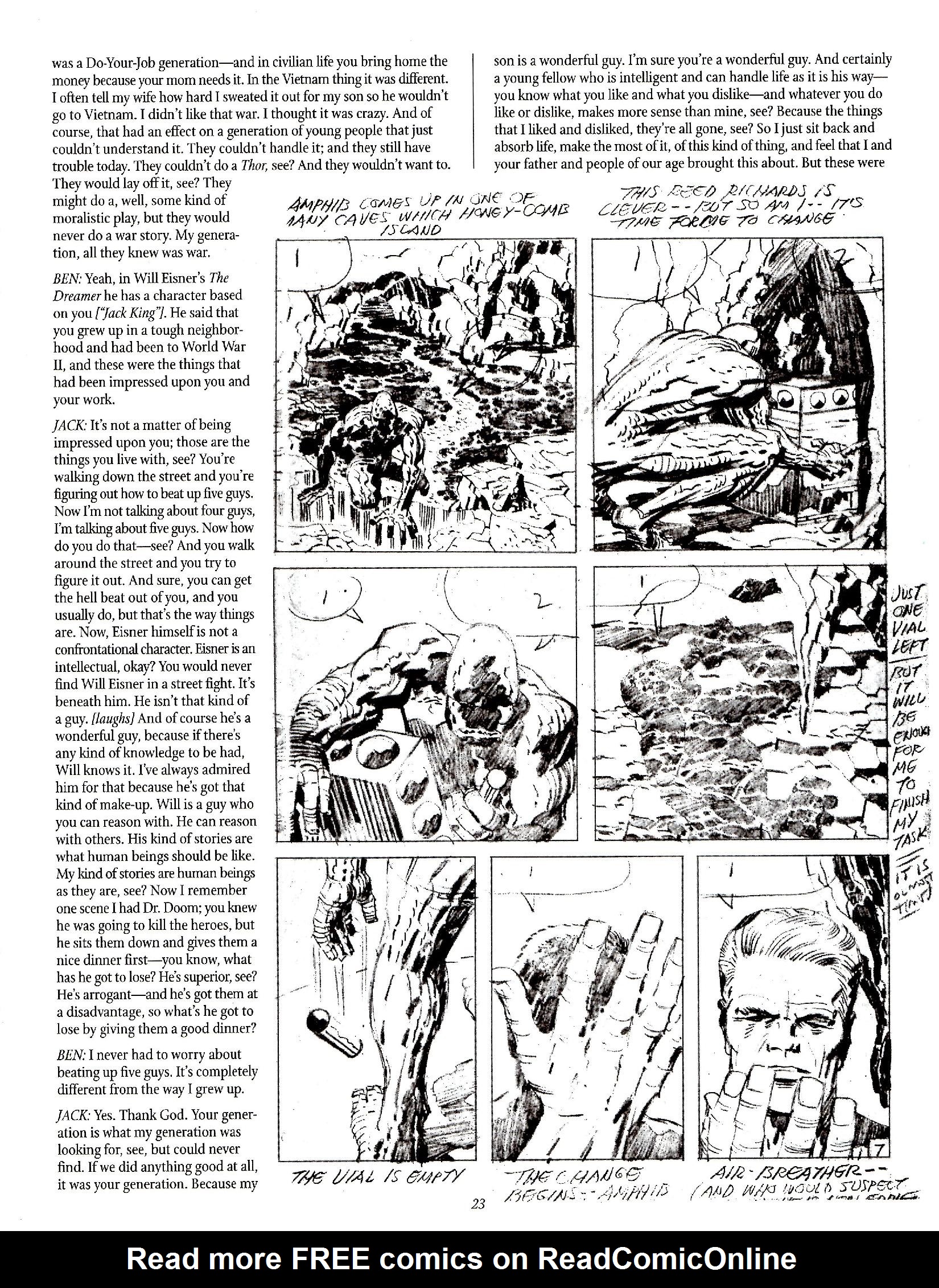 Read online The Jack Kirby Collector comic -  Issue #23 - 22