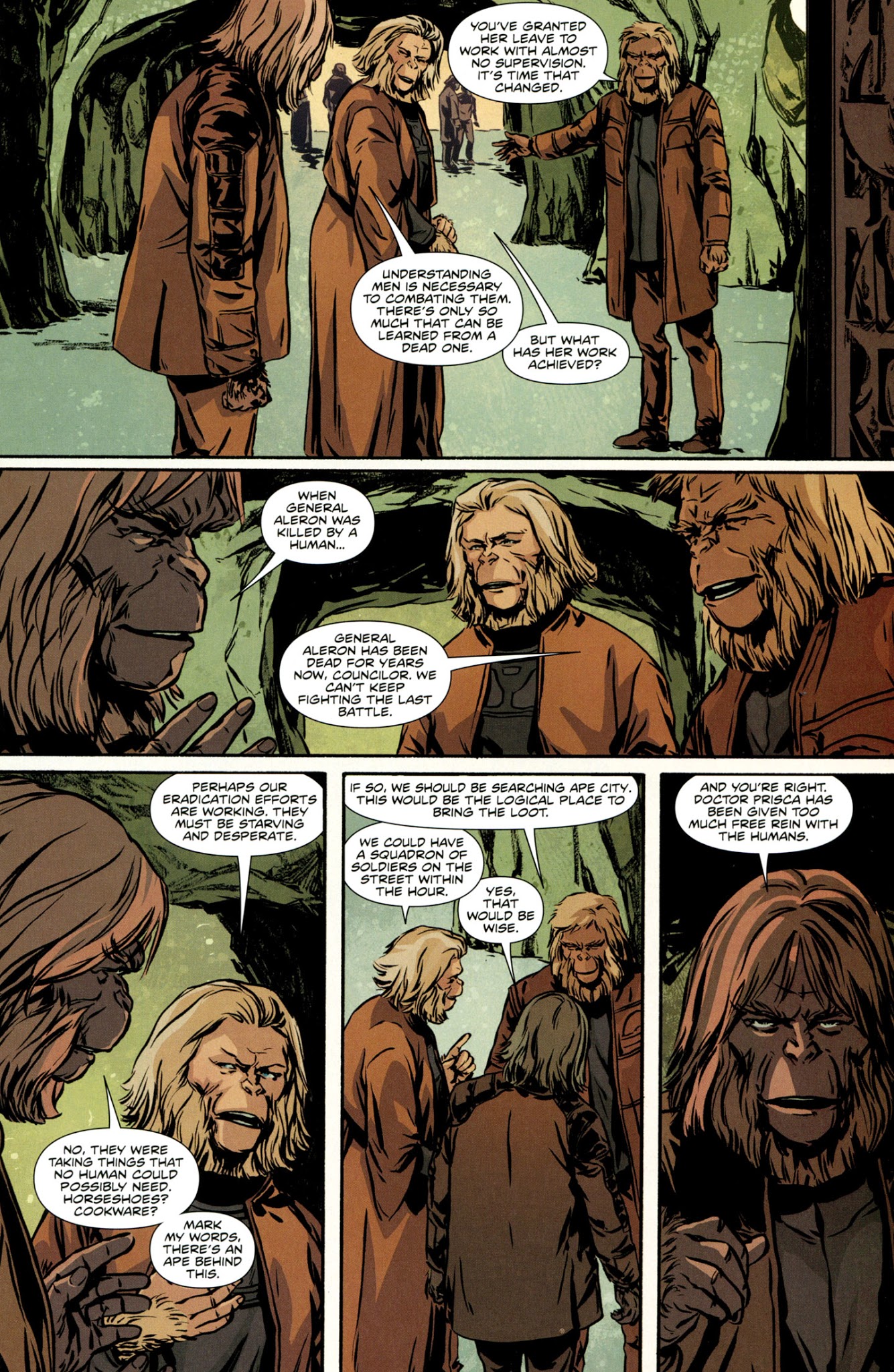 Read online Exile on the Planet of the Apes comic -  Issue #1 - 11