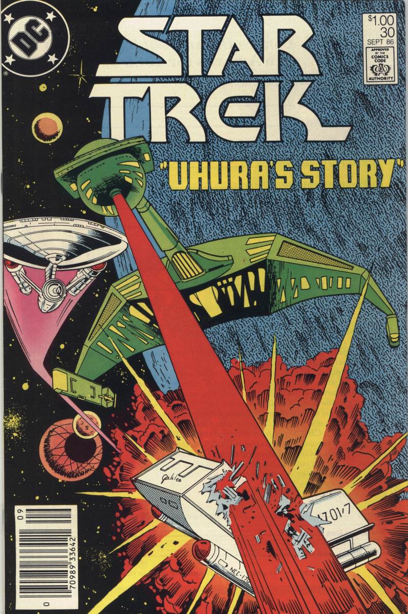 Read online Star Trek (1984) comic -  Issue #30 - 1