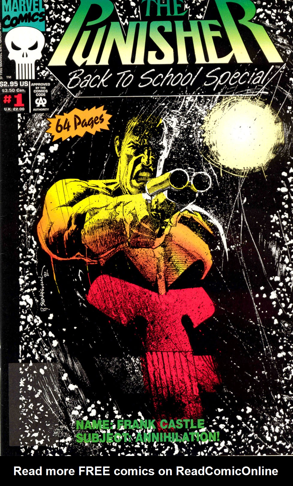 Read online The Punisher Back to School Special comic -  Issue #1 - 1
