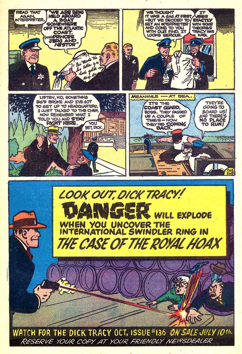 Read online Dick Tracy comic -  Issue #135 - 23