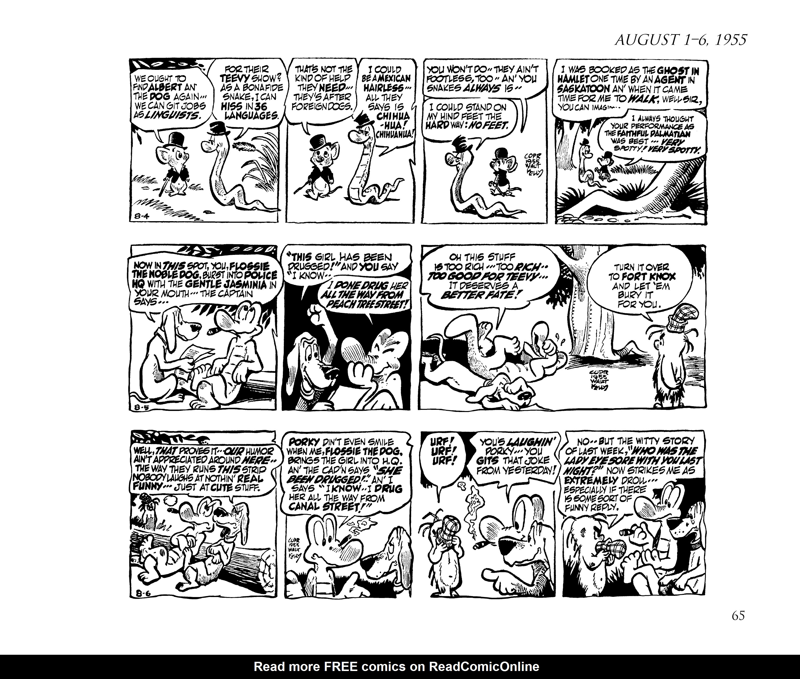 Read online Pogo by Walt Kelly: The Complete Syndicated Comic Strips comic -  Issue # TPB 4 (Part 1) - 77