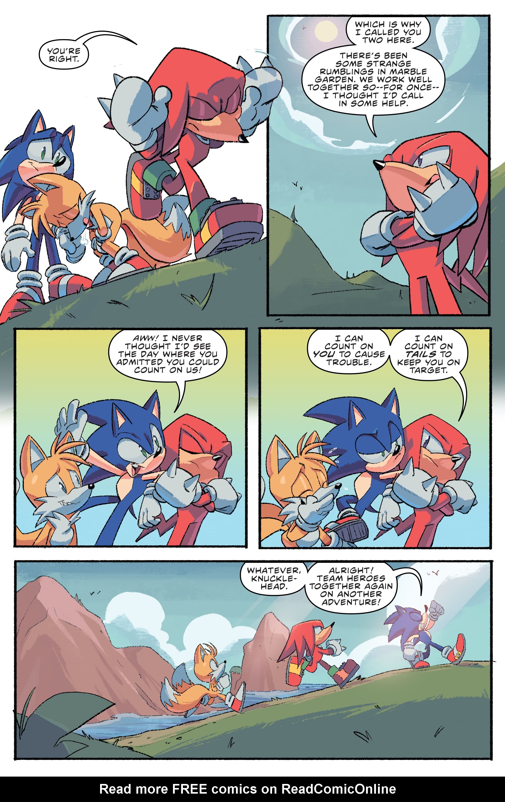 Read online Free Comic Book Day 2022 comic -  Issue # Sonic the Hedgehog - 5