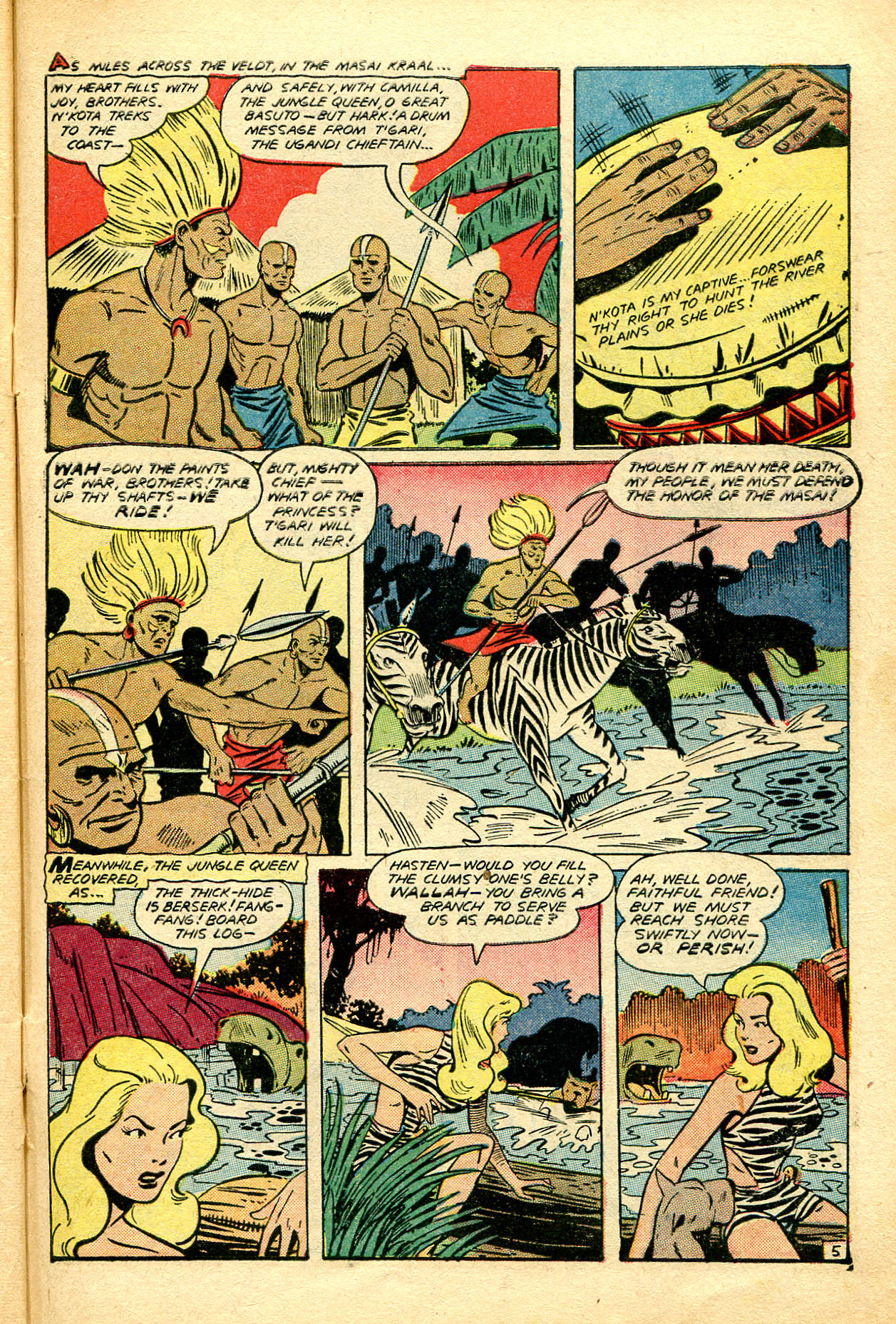 Read online Jungle Comics comic -  Issue #115 - 47