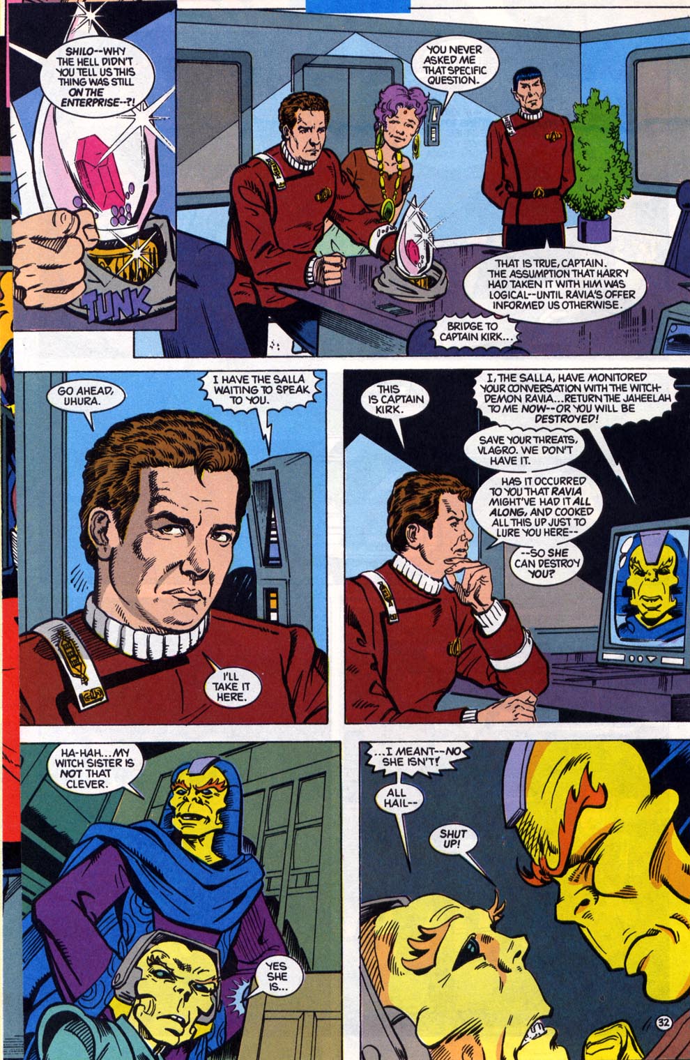 Read online Star Trek (1989) comic -  Issue #24 - 33
