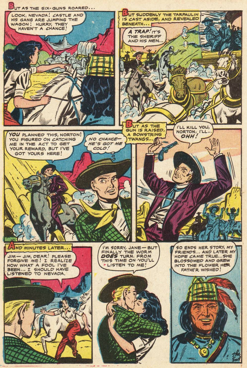 Read online Cowgirl Romances (1950) comic -  Issue #5 - 19