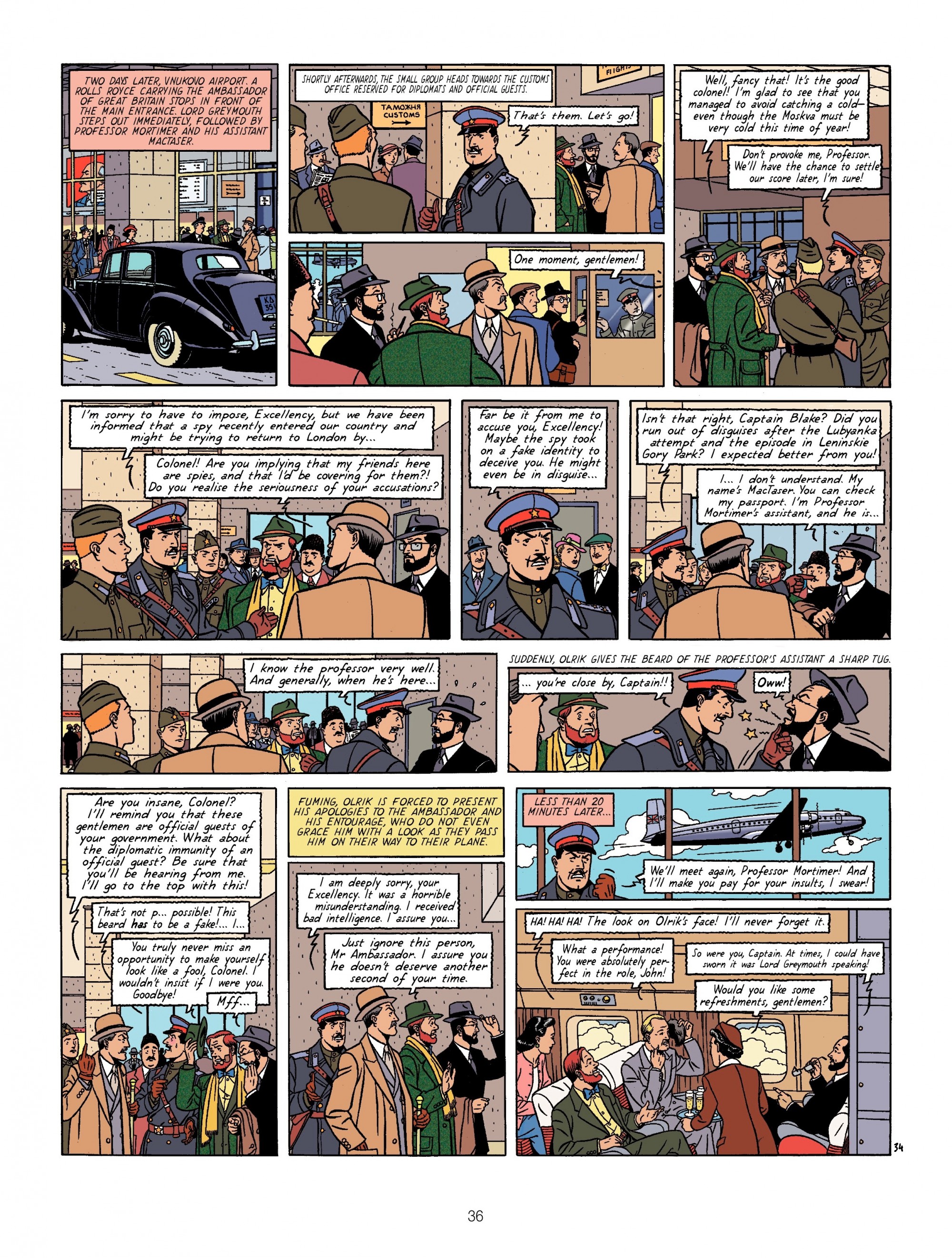 Read online Blake & Mortimer comic -  Issue #8 - 36