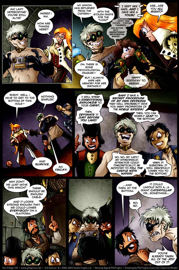 Read online Girl Genius (2002) comic -  Issue #9 - 107