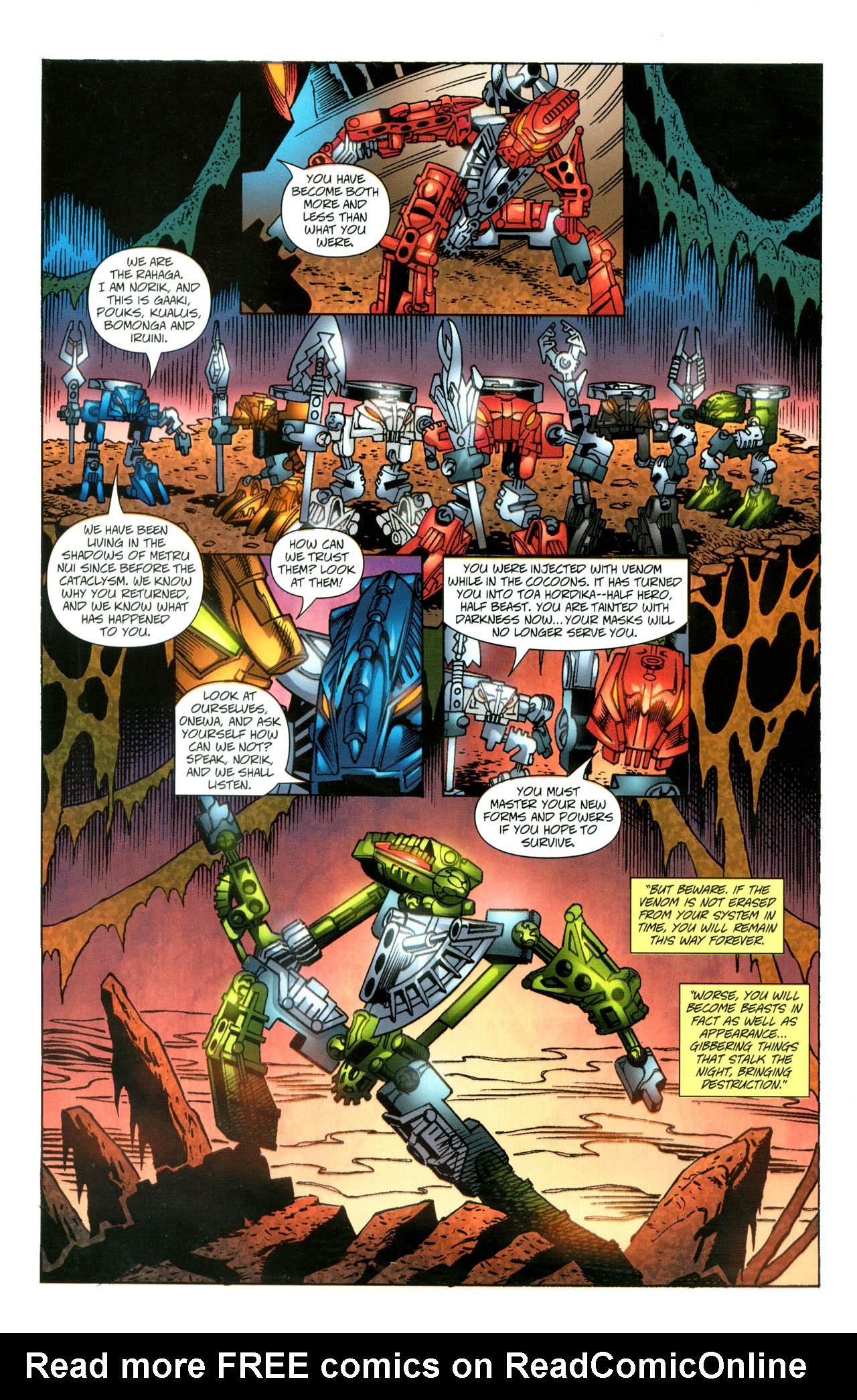Read online Bionicle comic -  Issue #22 - 13