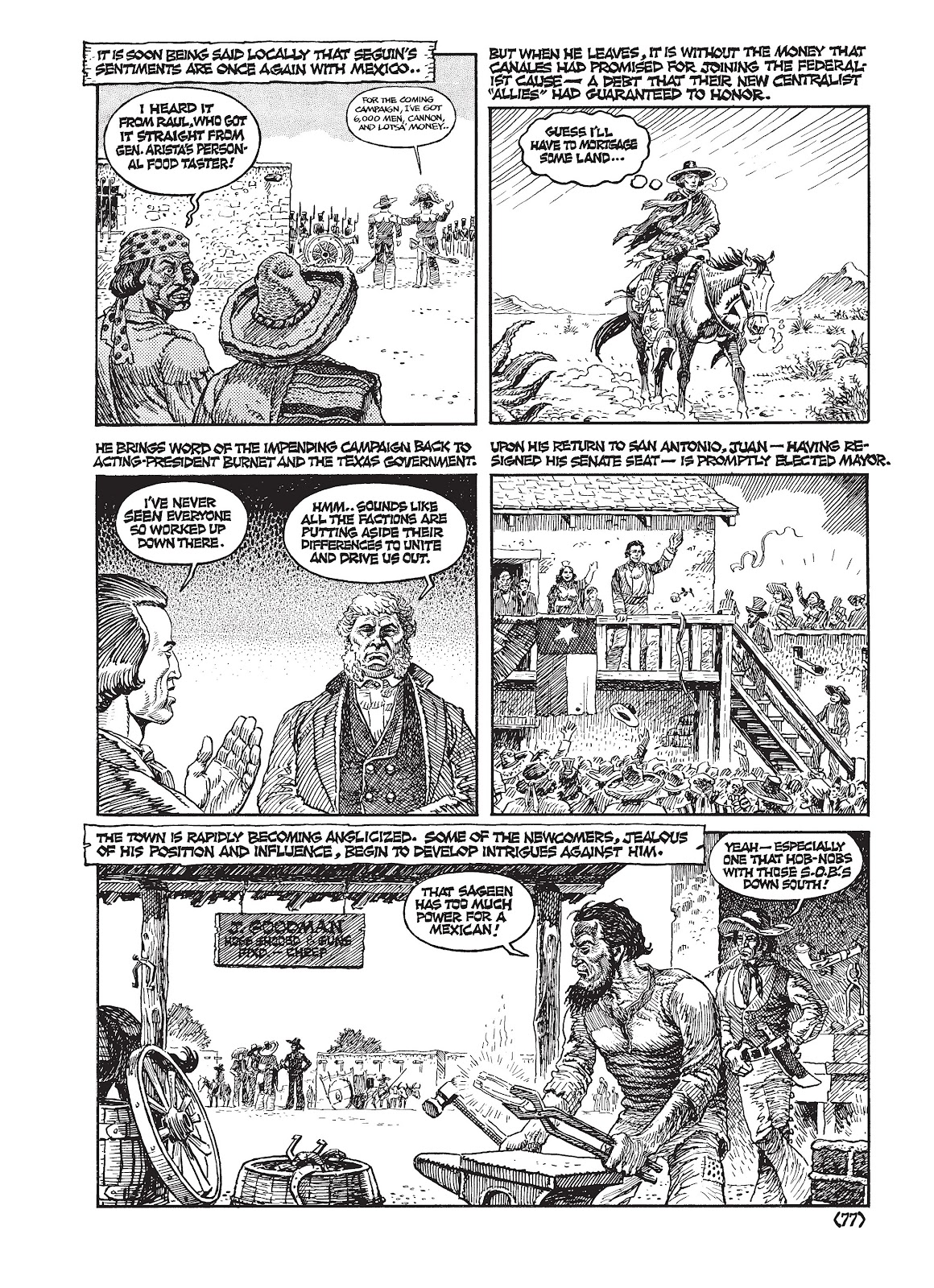 Jack Jackson's American History: Los Tejanos and Lost Cause issue TPB (Part 1) - Page 80