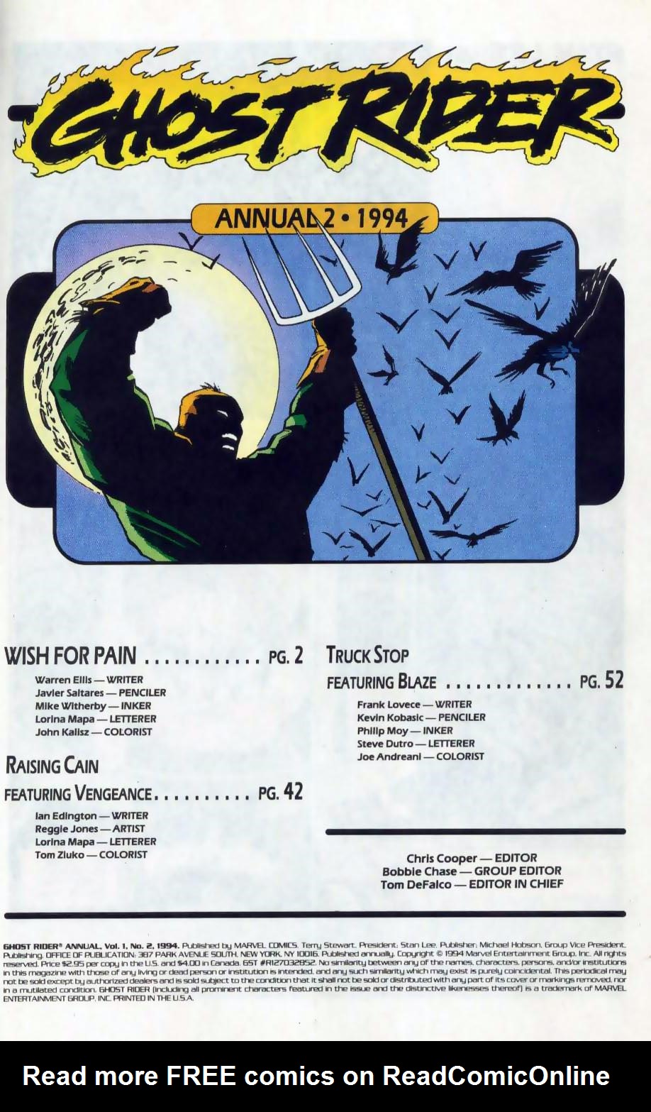 Read online Ghost Rider (1990) comic -  Issue # _Annual 2 - 2