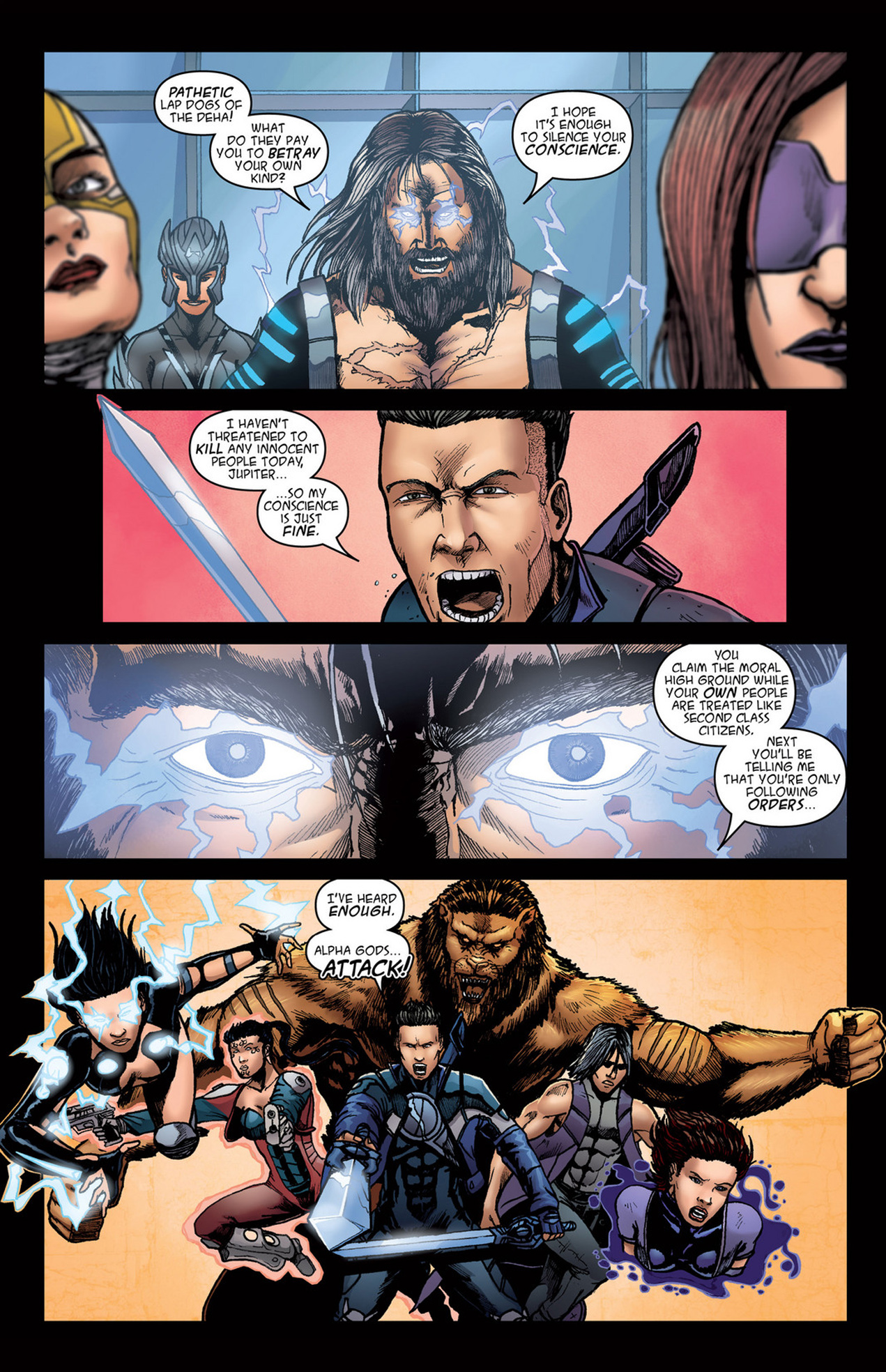 Read online Alpha Gods comic -  Issue #4 - 16