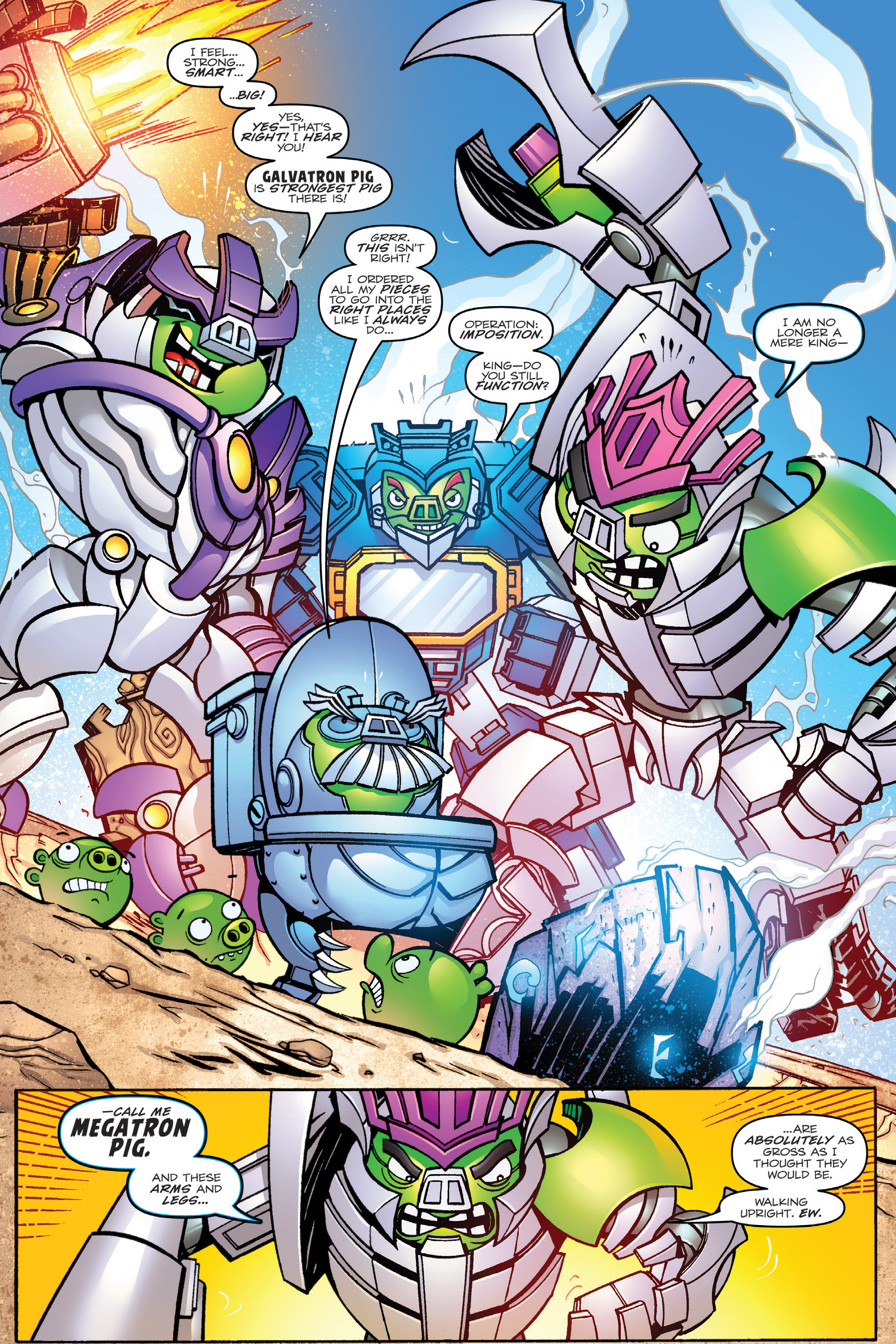 Read online Angry Birds Transformers: Age of Eggstinction comic -  Issue # Full - 20