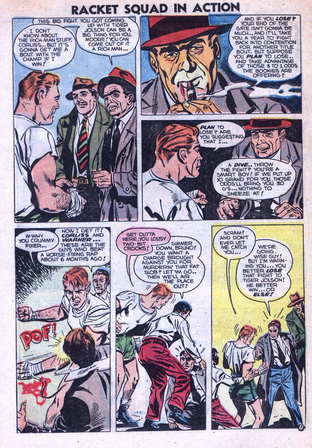 Read online Racket Squad in Action comic -  Issue #9 - 4