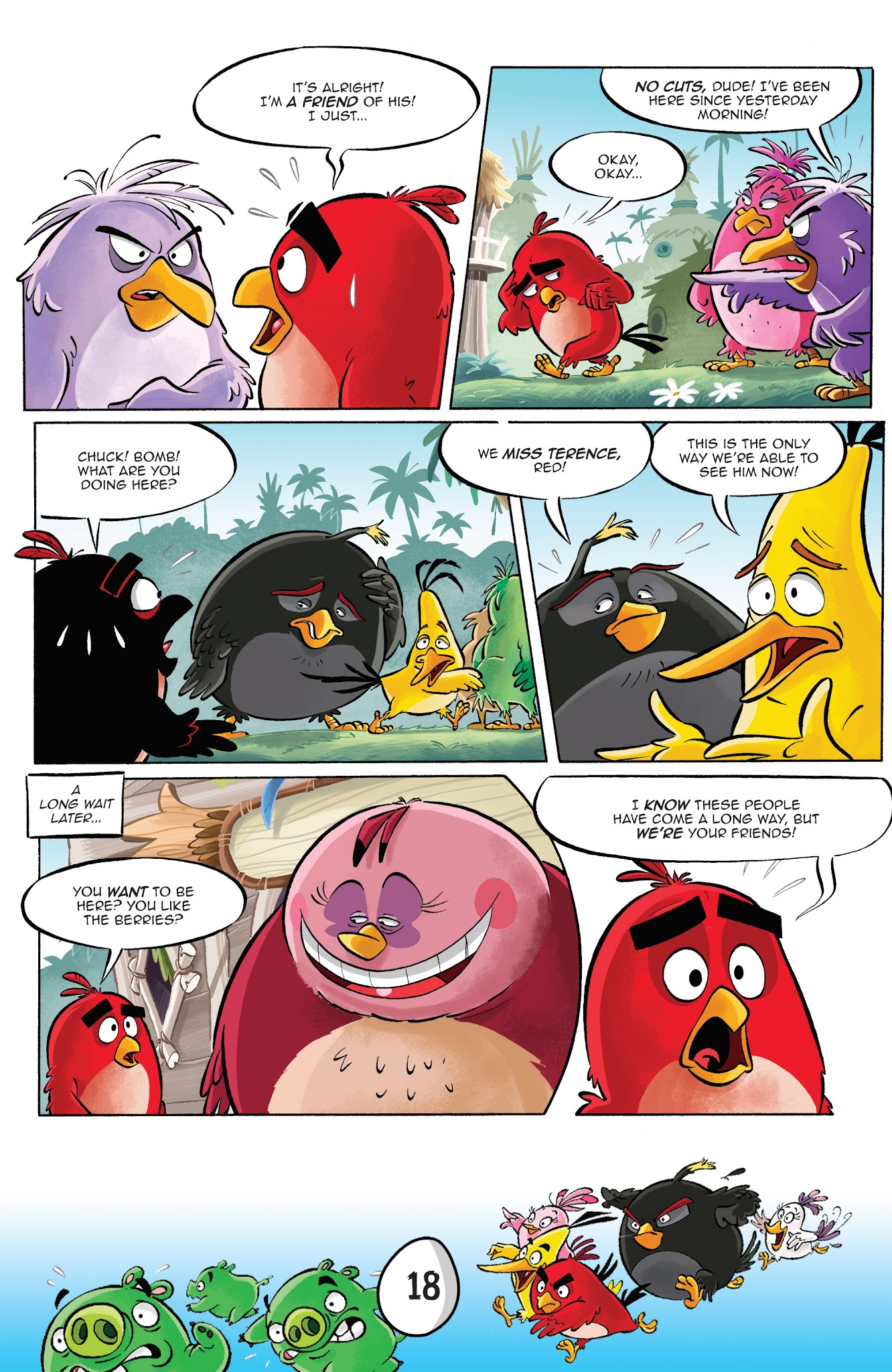 Read online Angry Birds Comics Quarterly comic -  Issue # Issue Monsters and Mistletoe - 20