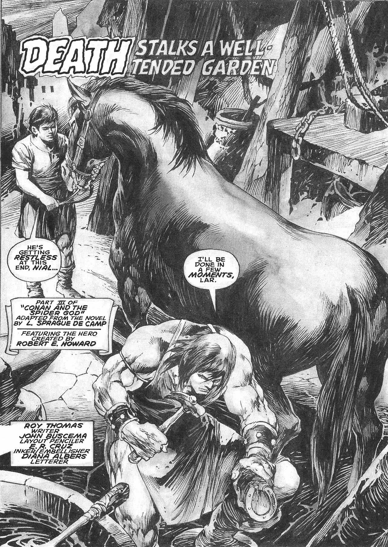 Read online The Savage Sword Of Conan comic -  Issue #209 - 3
