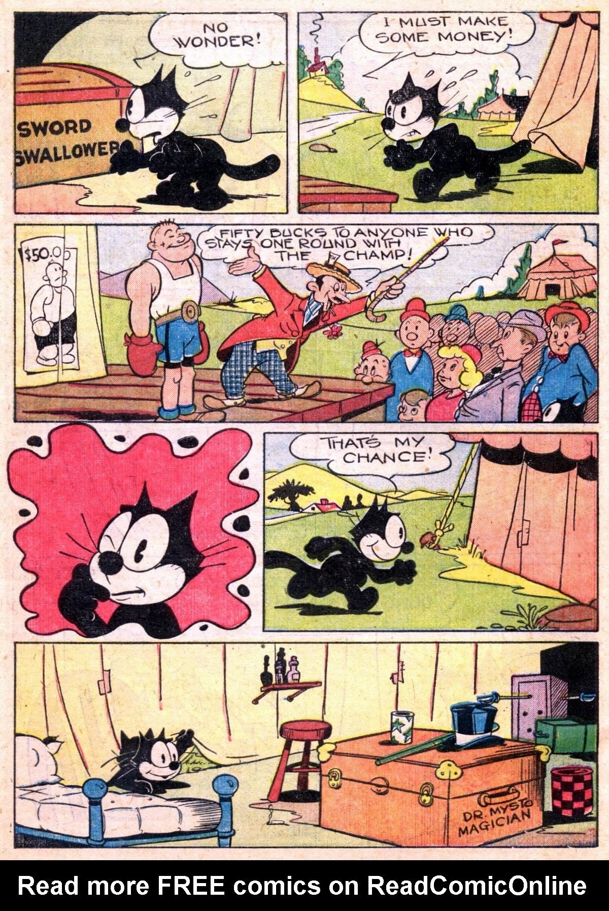 Read online Felix the Cat (1948) comic -  Issue #15 - 10