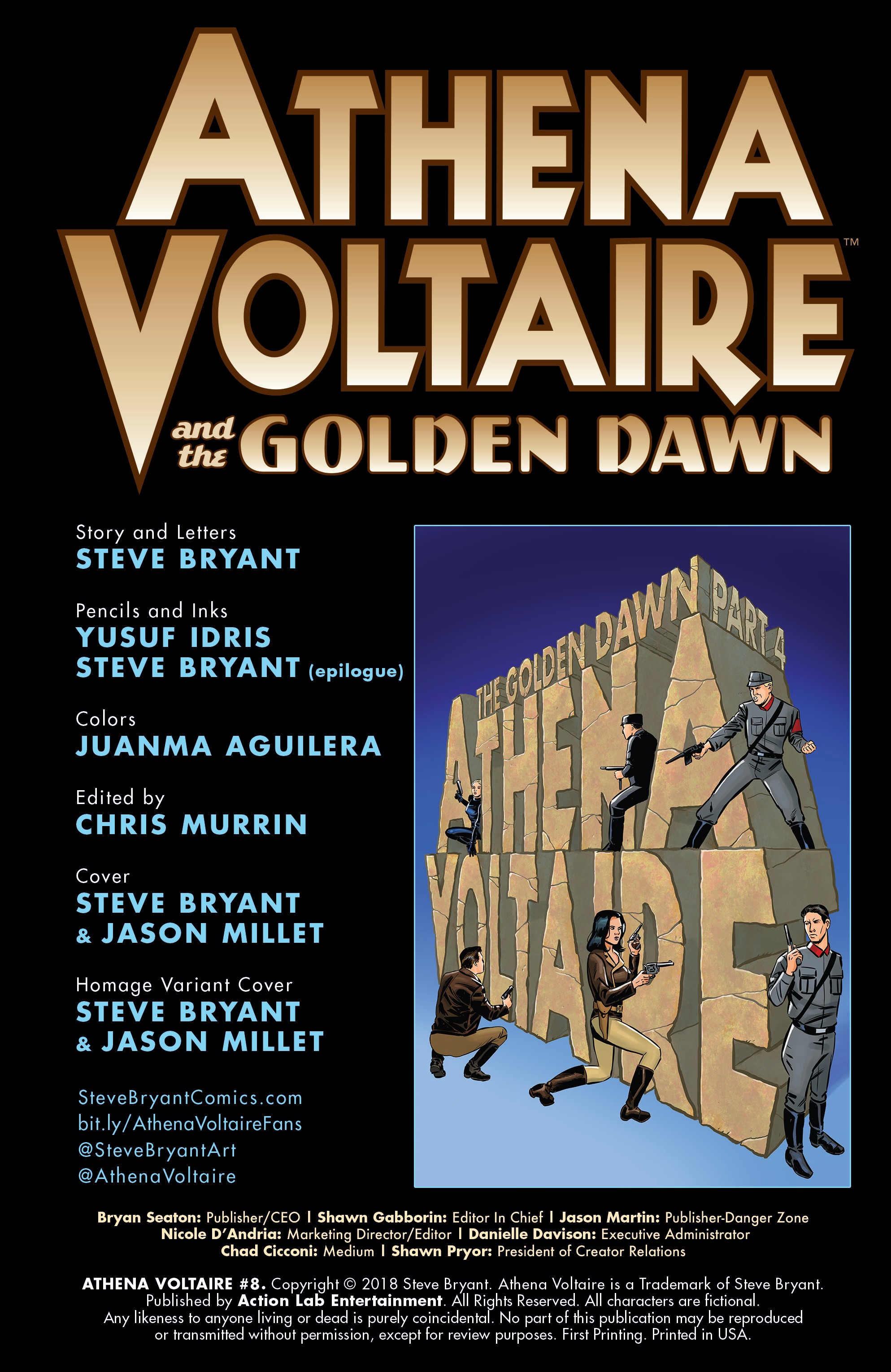 Read online Athena Voltaire comic -  Issue #8 - 3
