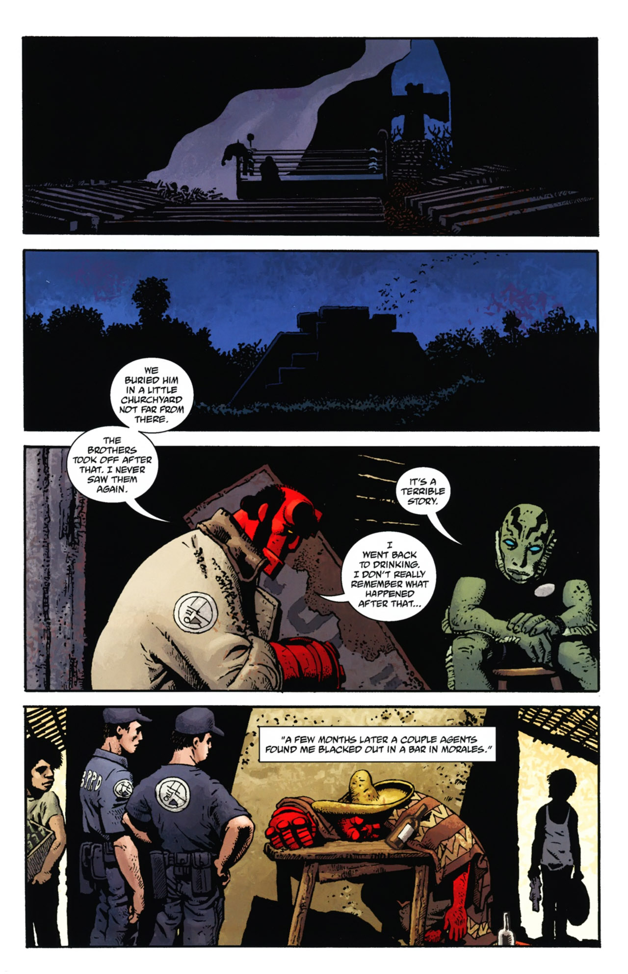 Read online Hellboy In Mexico (2010) comic -  Issue # Full - 28