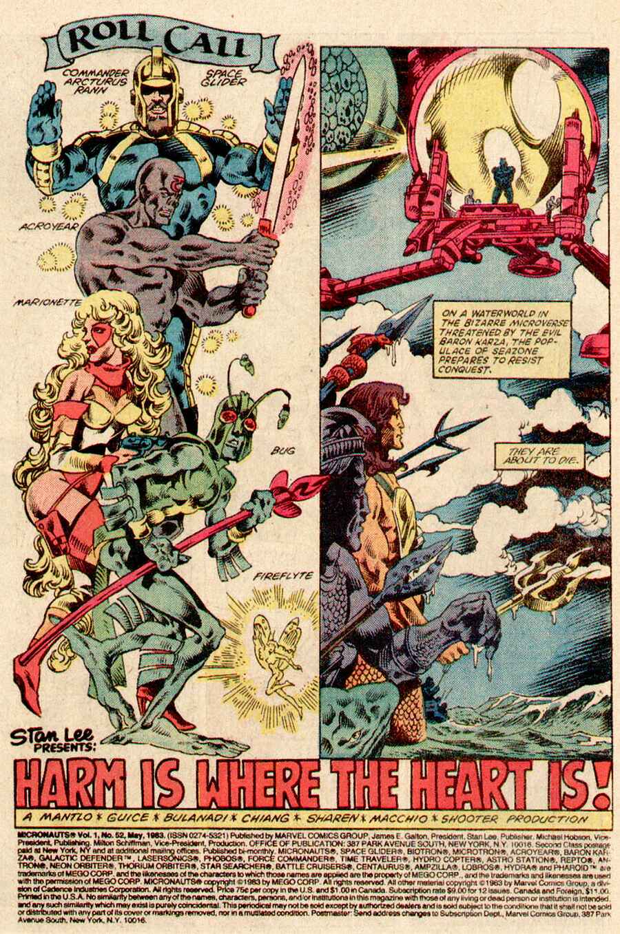 Read online Micronauts (1979) comic -  Issue #52 - 2