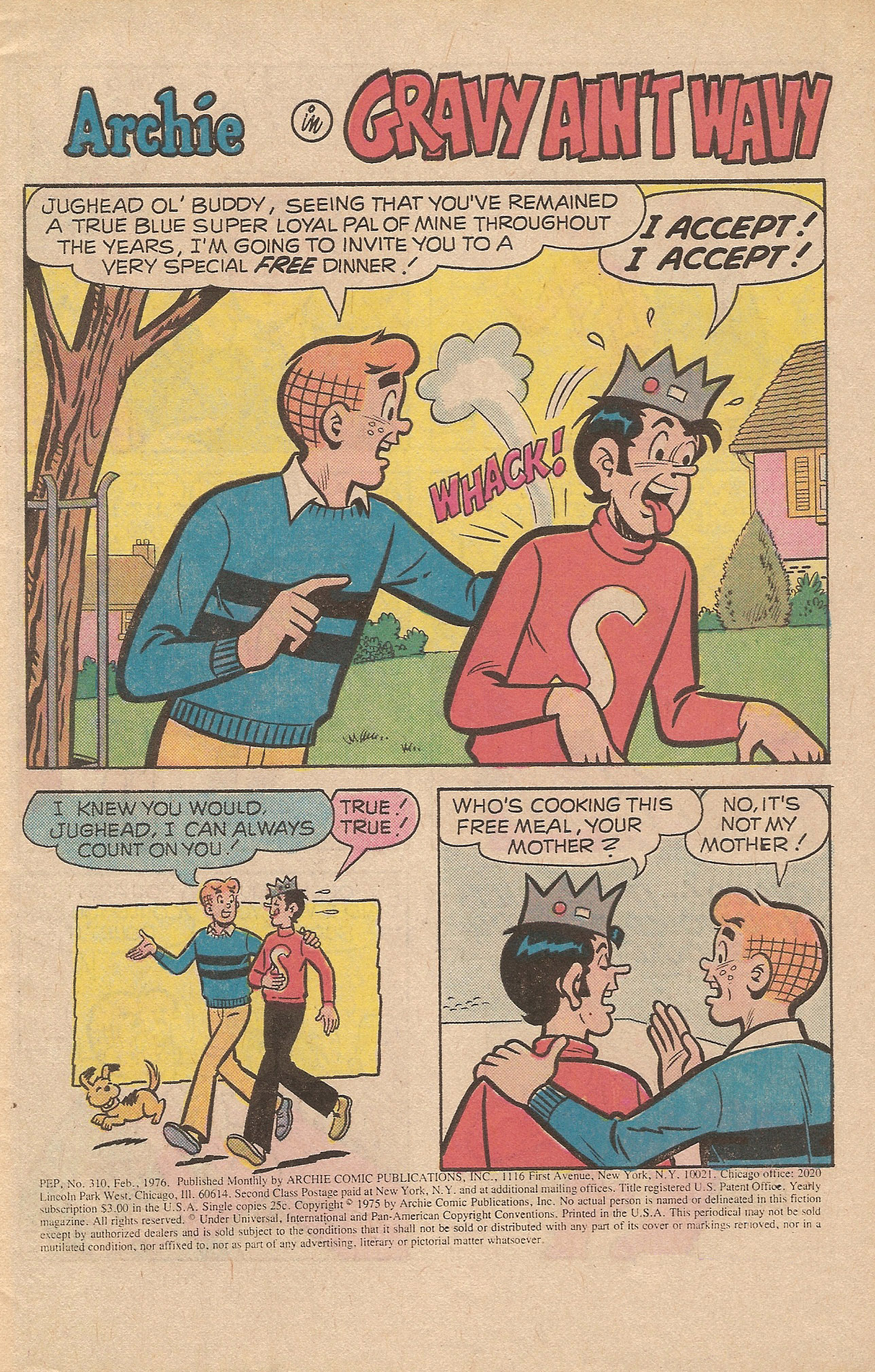 Read online Pep Comics comic -  Issue #310 - 3