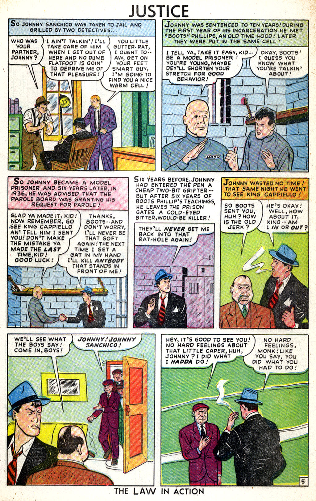 Read online Justice (1947) comic -  Issue #9 - 7