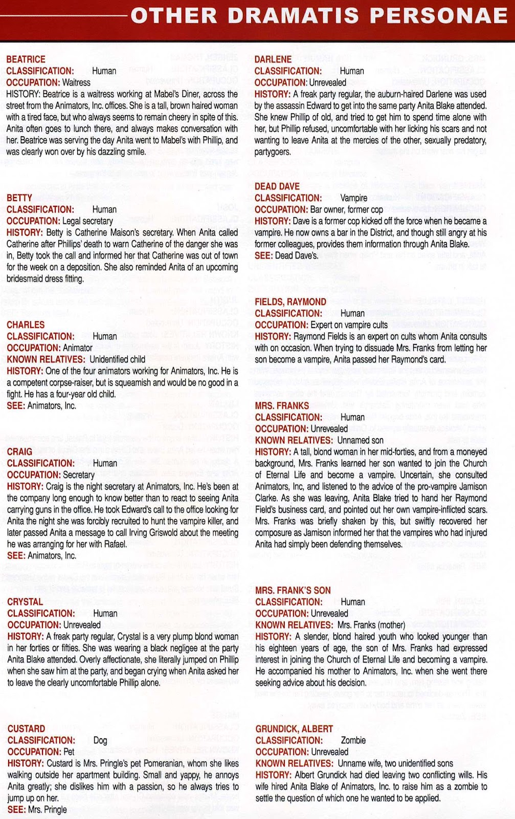 Anita Blake, Vampire Hunter: Guilty Pleasures Handbook issue Full - Page 47