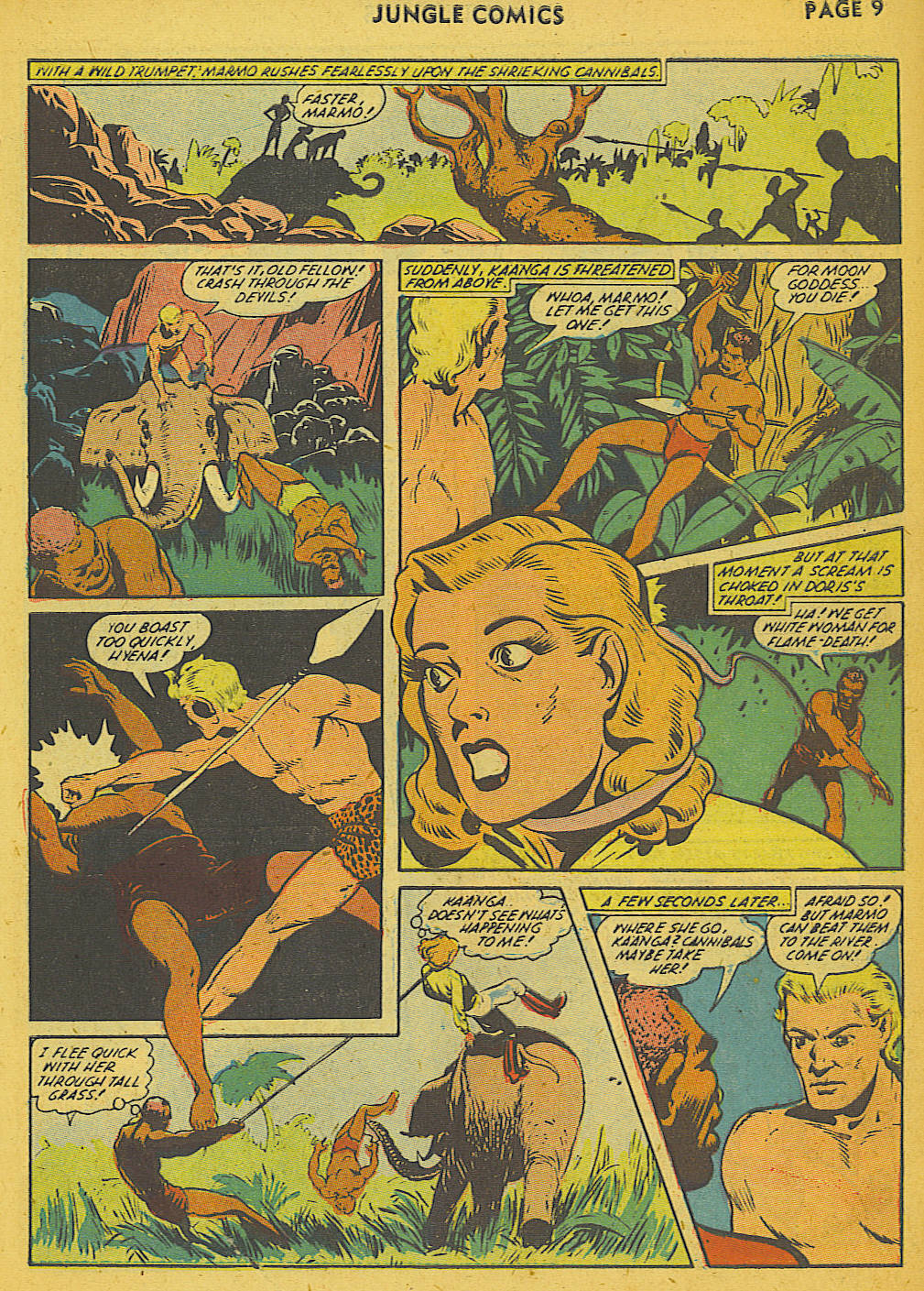 Read online Jungle Comics comic -  Issue #36 - 12