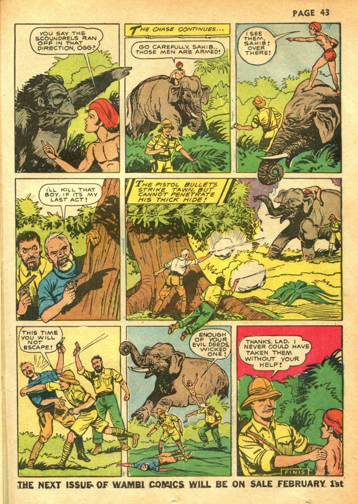 Read online Wambi Jungle Boy comic -  Issue #2 - 44