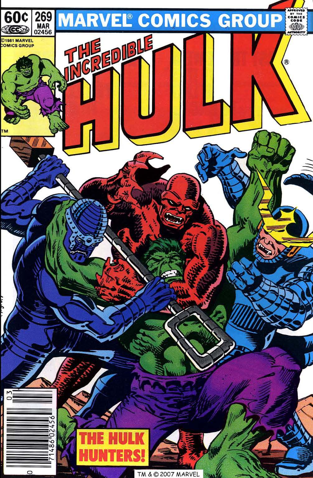 Read online The Incredible Hulk (1968) comic -  Issue #269 - 1