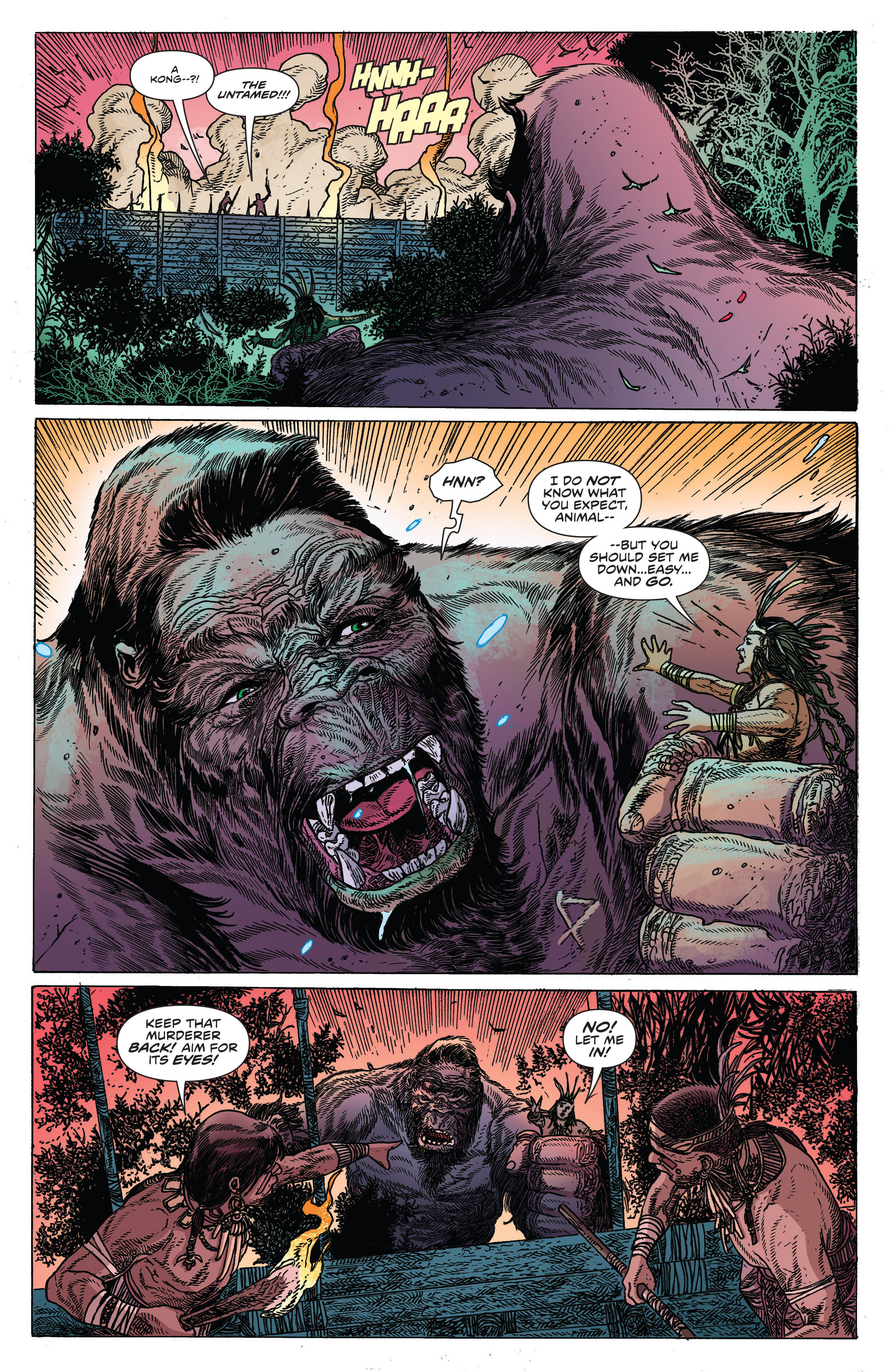 Read online Kong Of Skull Island comic -  Issue #7 - 9