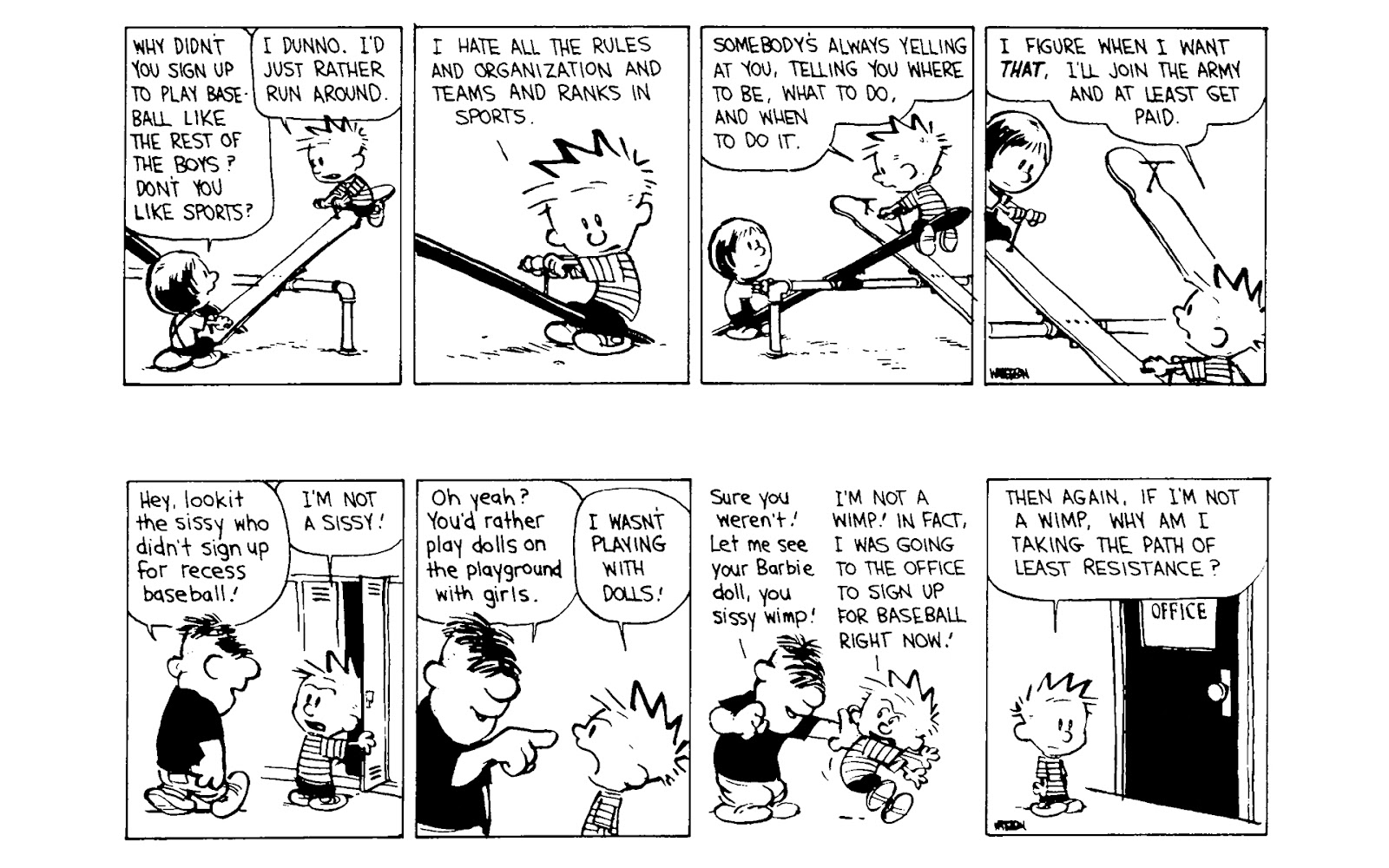 Calvin and Hobbes issue 6 - Page 130