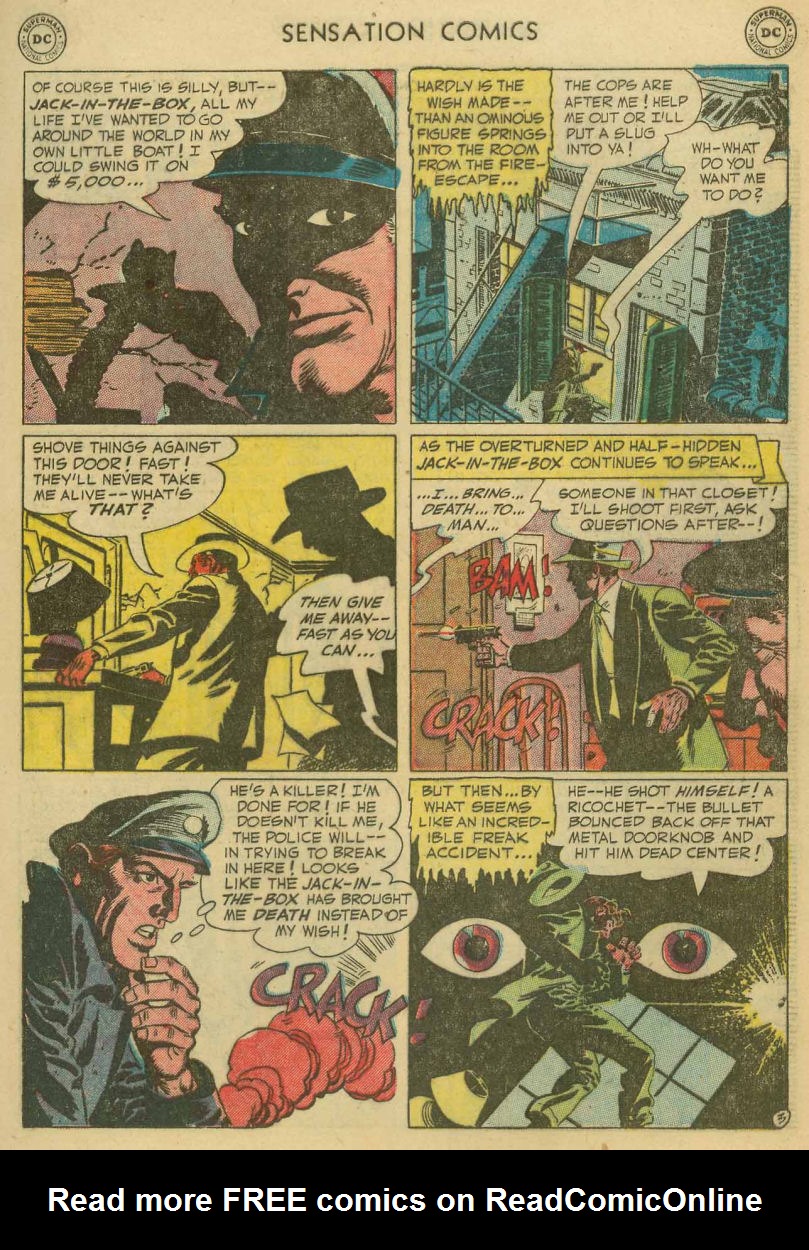Read online Sensation (Mystery) Comics comic -  Issue #107 - 5