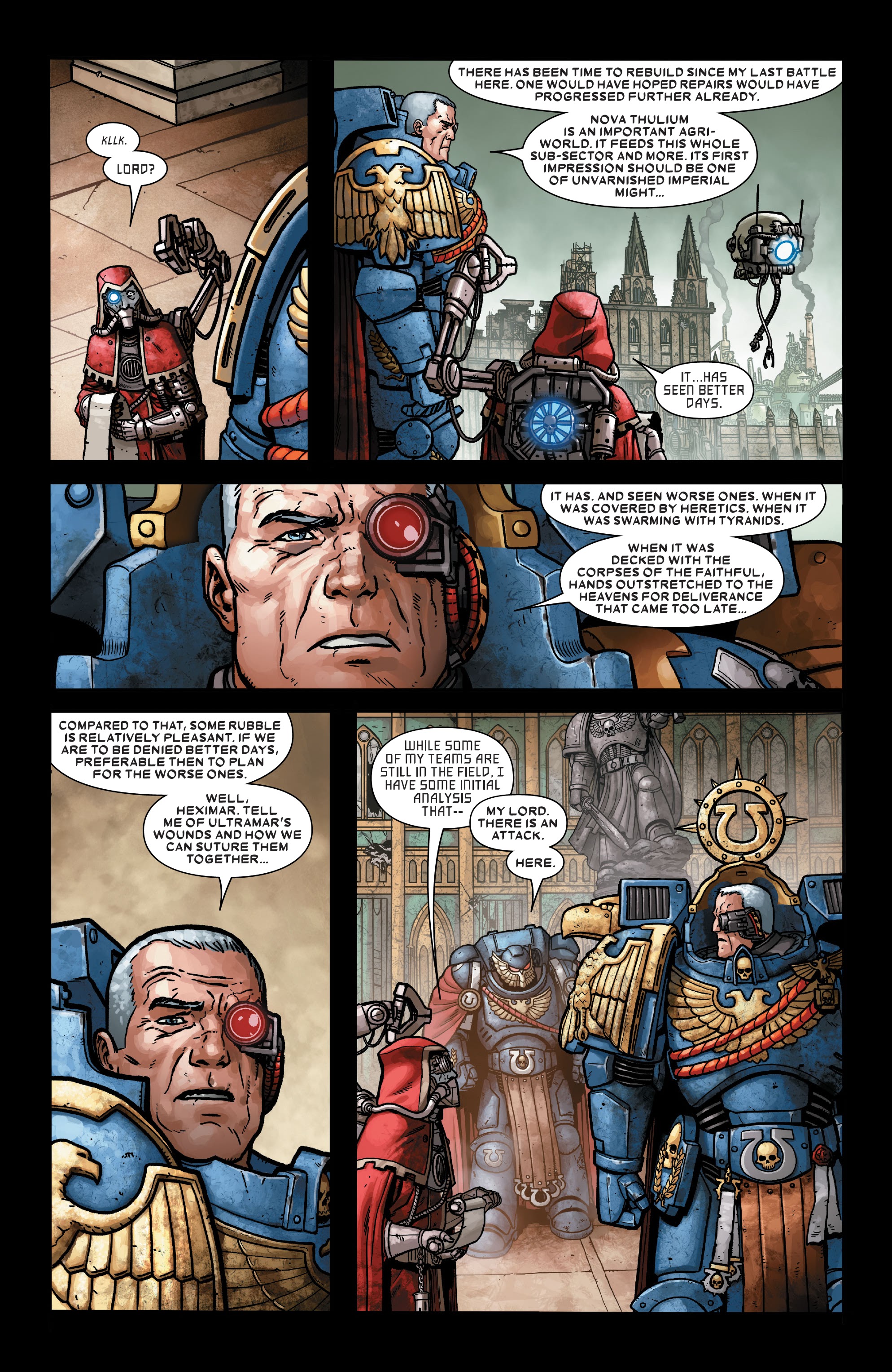 Read online Warhammer 40,000: Marneus Calgar comic -  Issue #1 - 6